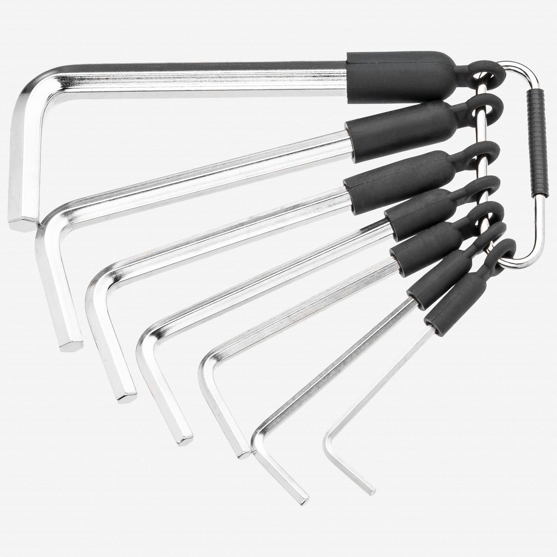 Hazet 2100A/7R 7 Piece SAE Hex L - key Set on Ring - HZ2100A/7R - KC Tool