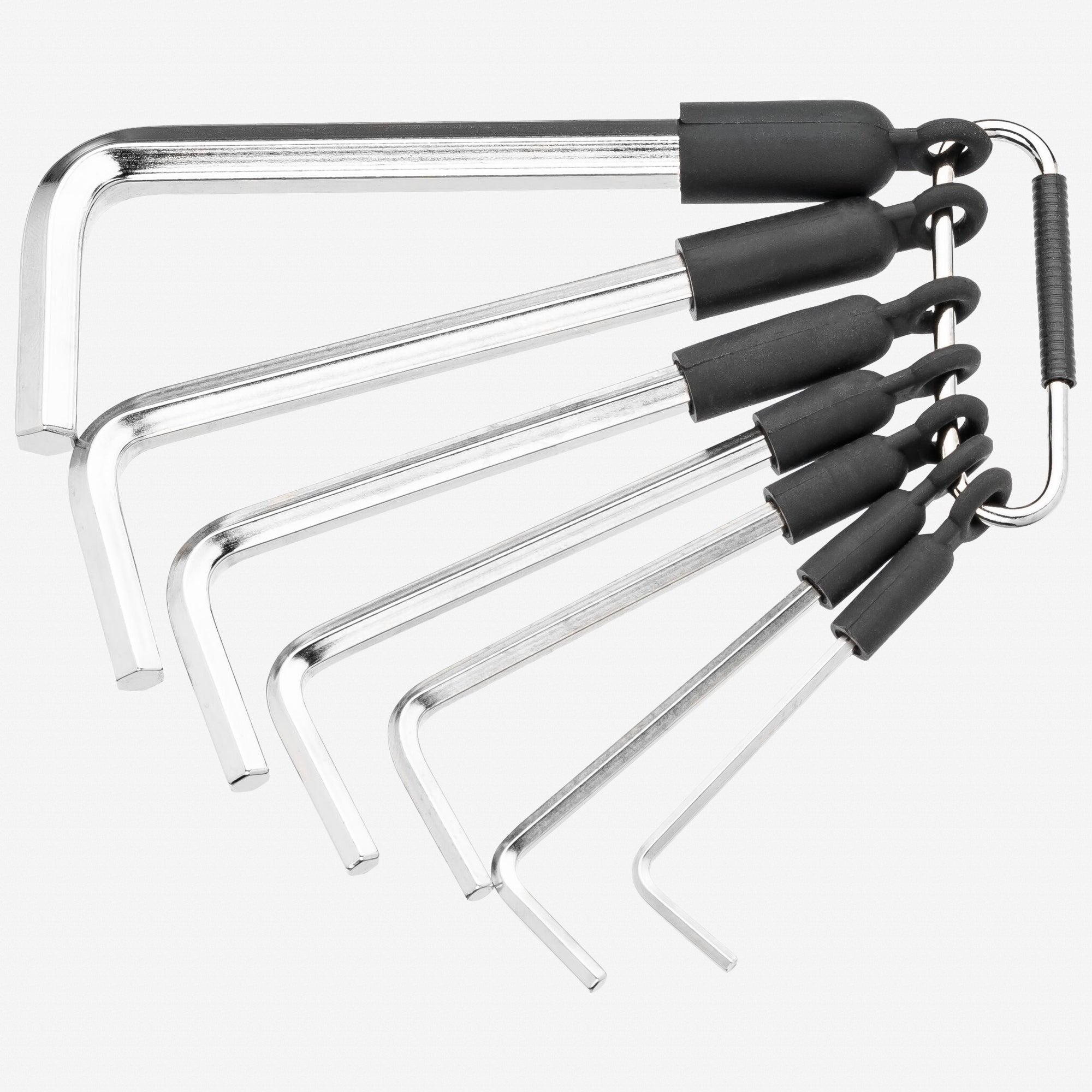 Hazet 2100A/7R 7 Piece SAE Hex L - key Set on Ring - HZ2100A/7R - KC Tool