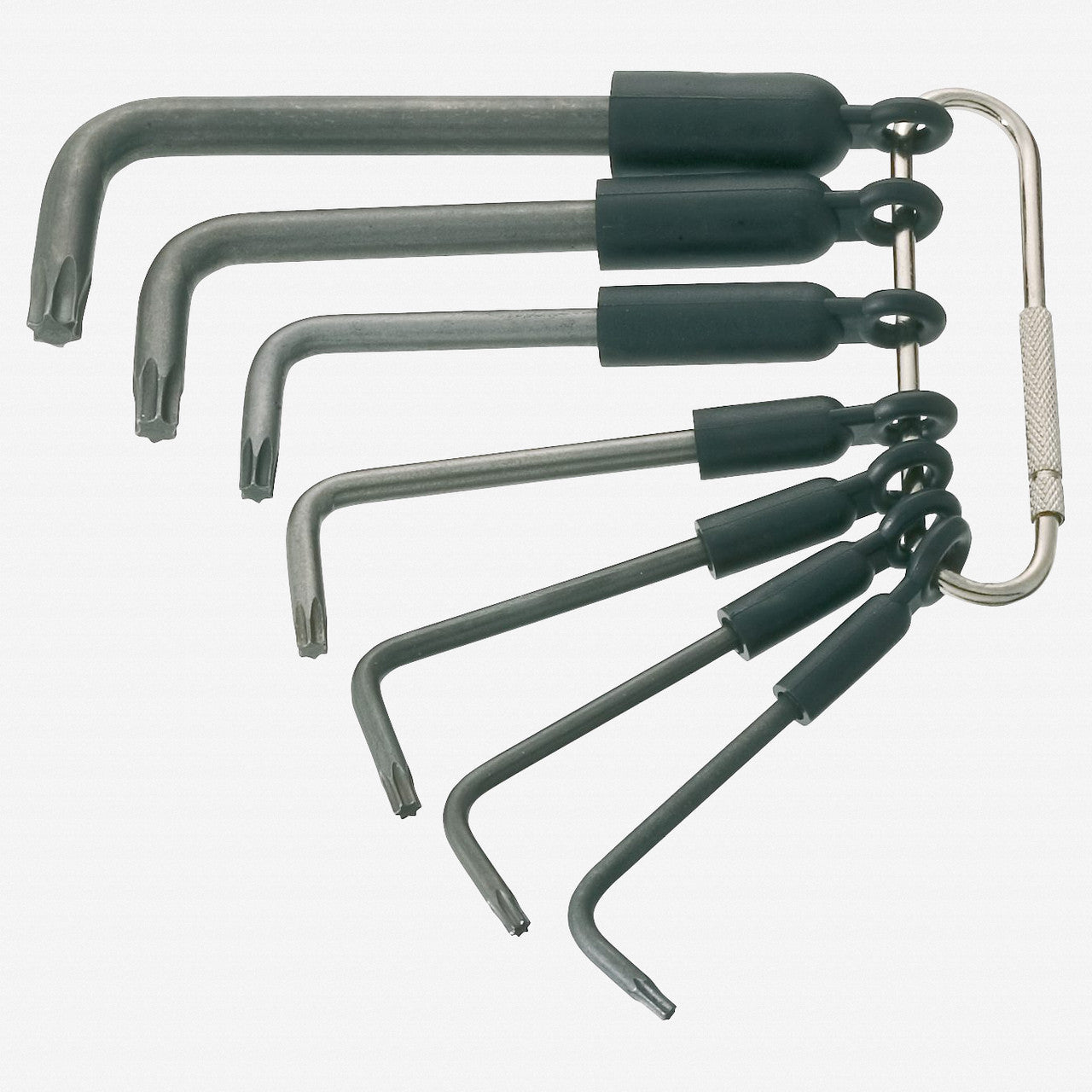 Hazet 2115-T/7R TORX® L-key Set on Ring T8 - T40, 7 Pieces - HZ2115-T/7R - KC Tool
