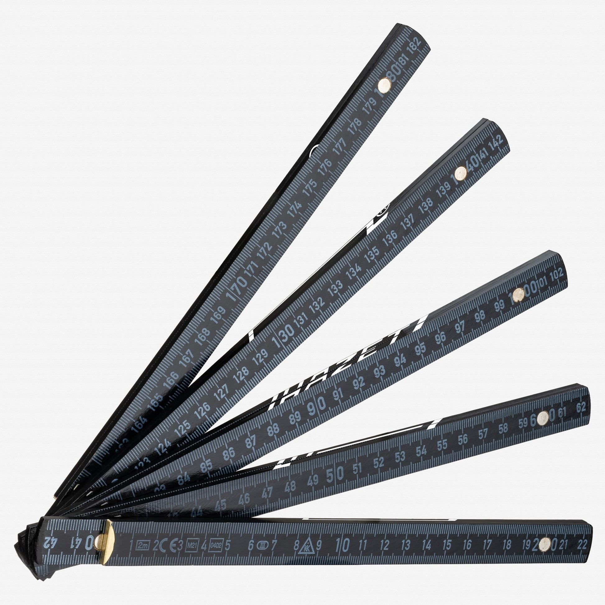 Hazet 2154-200 Folding Ruler, 2000 mm - HZ2154-200 - KC Tool