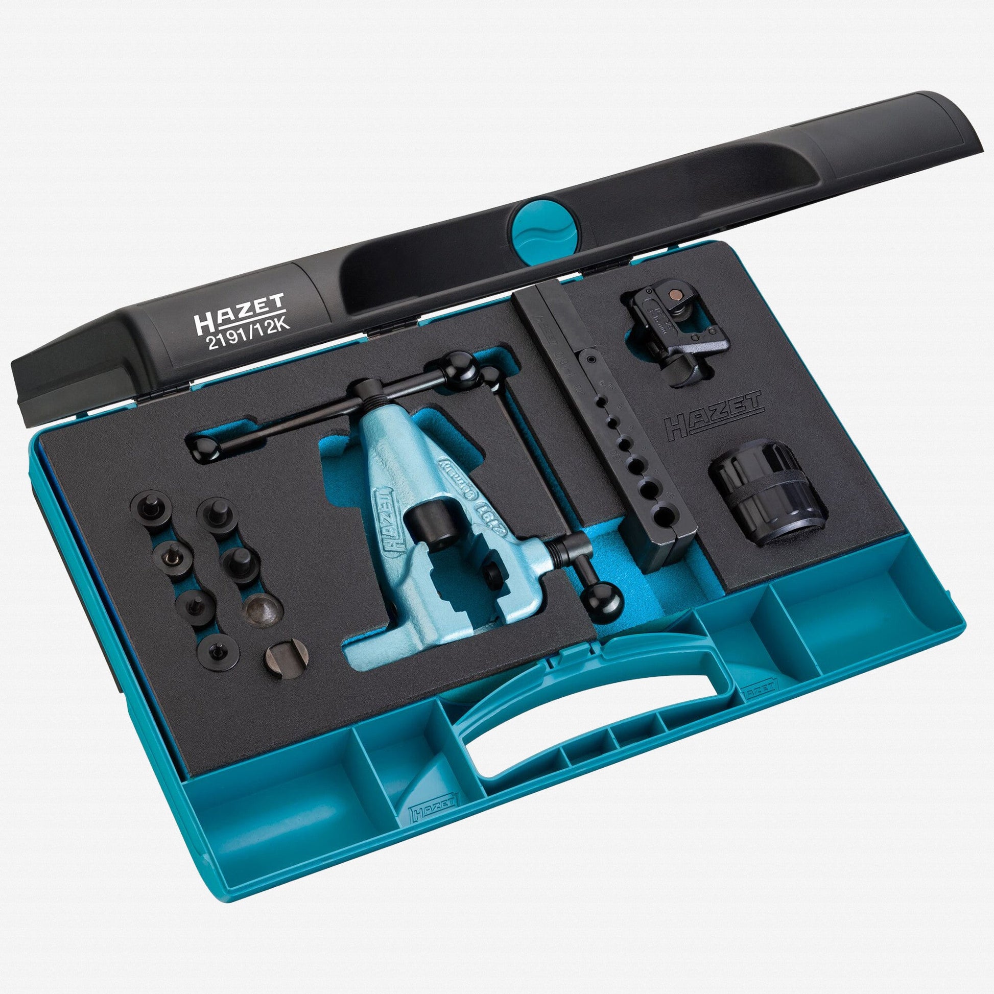 Hazet 2191/12K Tube Flaring Tool Set, 12 Pieces - HZ2191/12K - KC Tool