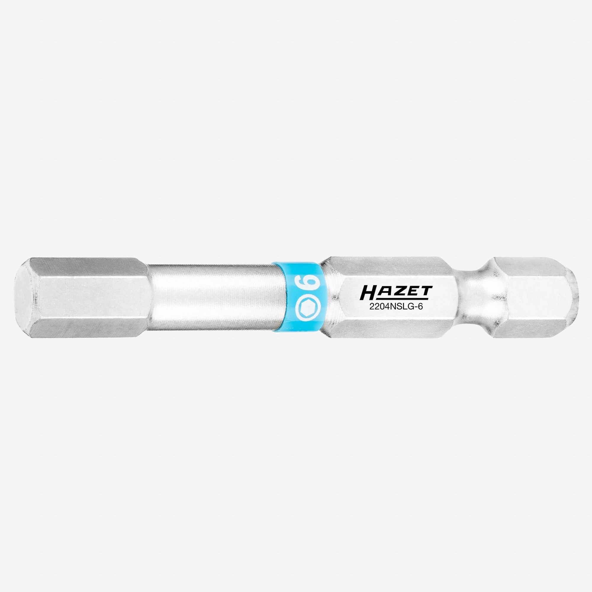 Hazet 2204NSLG-6/3 6 x 50 mm Hex Torsion Bit, 1/4" Drive, 3 Pieces - HZ2204NSLG-6/3 - KC Tool