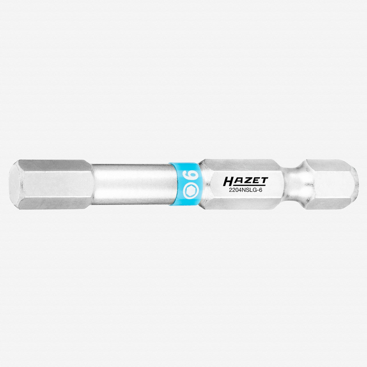 Hazet 2204NSLG - 6/3 6 x 50 mm Hex Torsion Bit, 1/4" Drive, 3 Pieces - HZ2204NSLG-6/3 - KC Tool