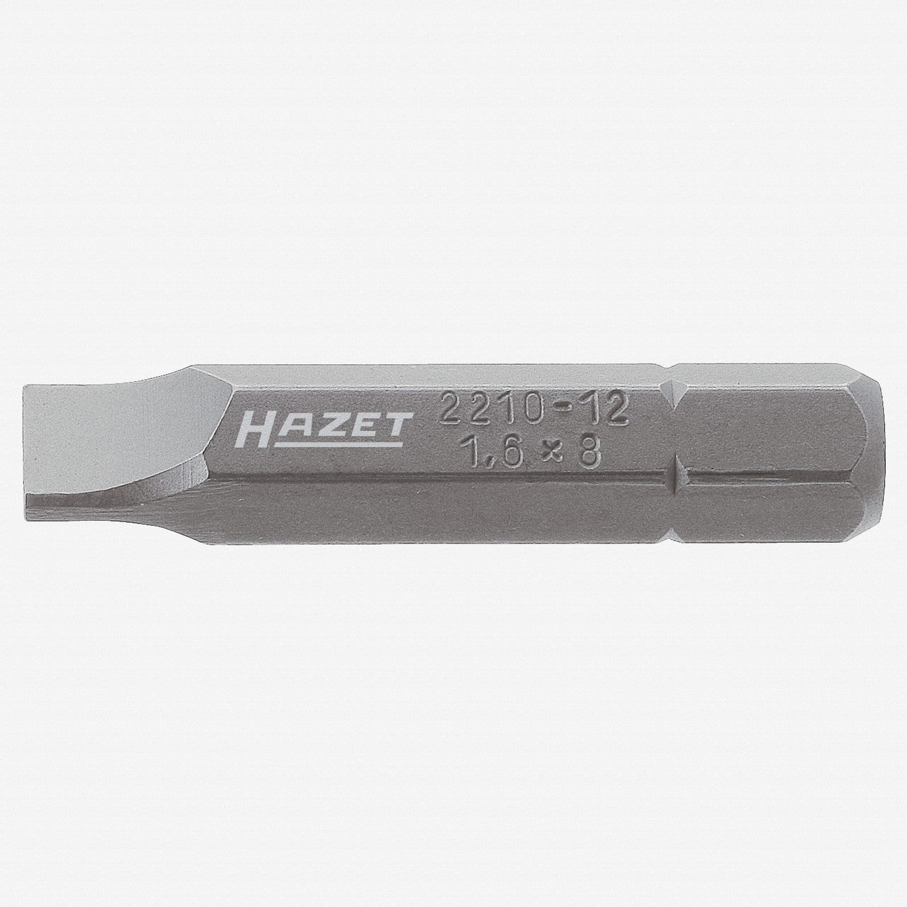Hazet 2210 - 10 6.5 x 41mm Slotted Bit - 5/16" Drive - HZ2210-10 - KC Tool
