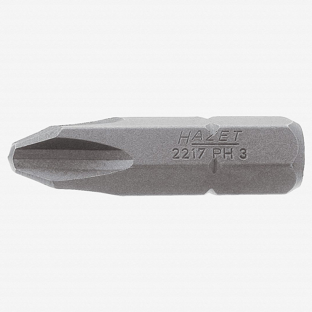 Hazet 2217-PH4 Phillips 4 x 3mm Bit - 5/16" Drive - HZ2217-PH4 - KC Tool