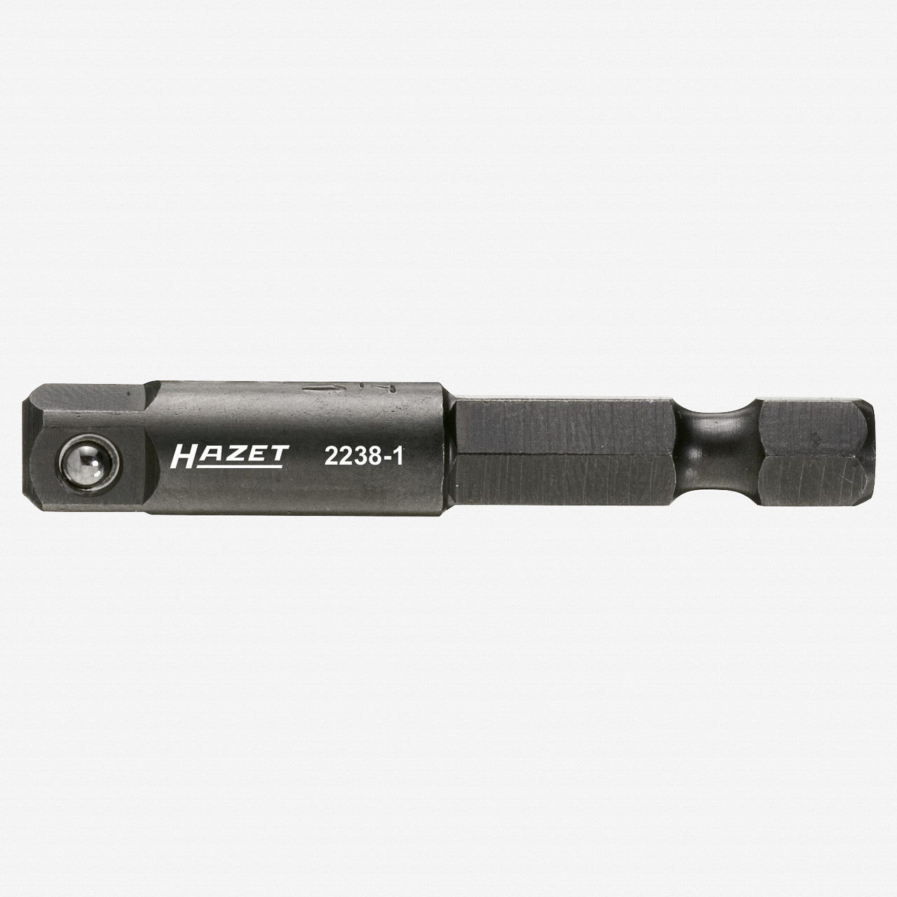 Hazet 2238 - 1 1/4" Hex to 1/4" Male Adapter - 50mm - HZ2238-1 - KC Tool