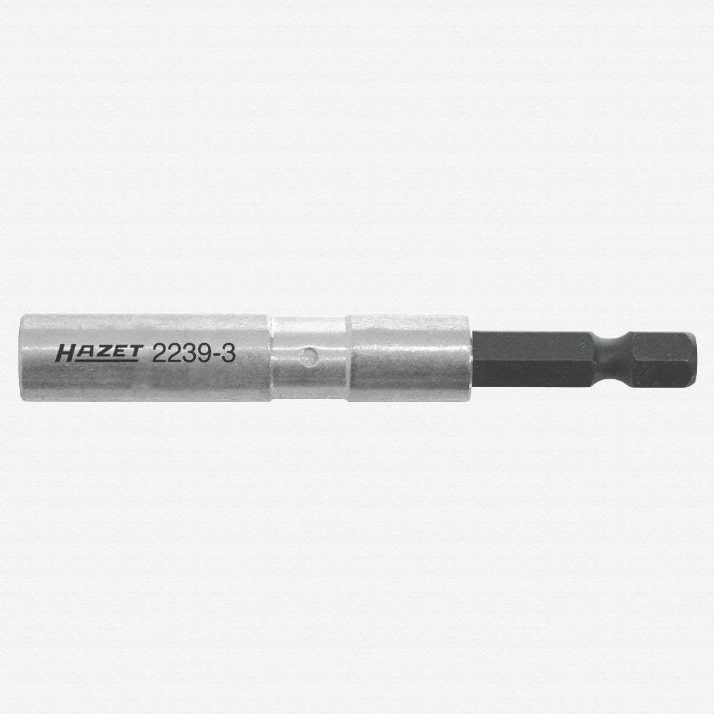 Hazet 2239-3 Adapter 1/4" hex male to 1/4" hex female Adapter - 75mm, Magnetic - HZ2239-3 - KC Tool