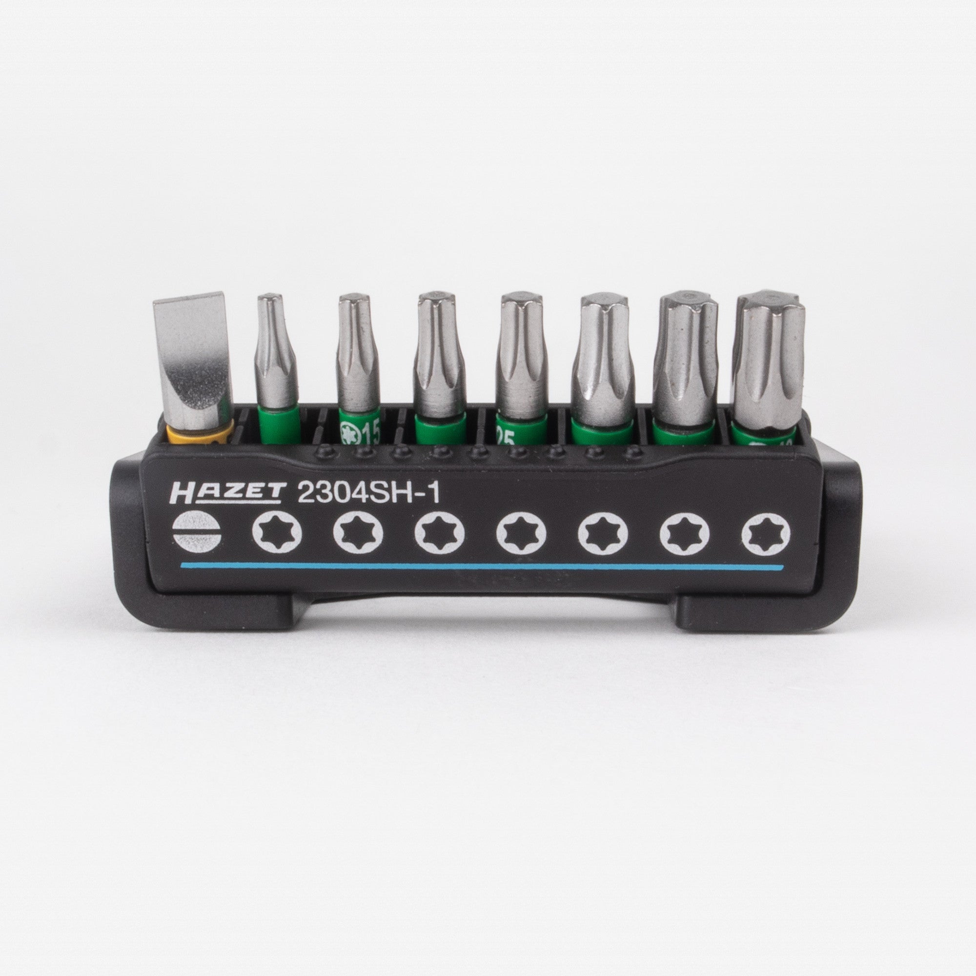 ヒット Hazet 2304SH-1 SmartHolder Hex/PH/Torx/Slotted Bit Set, 16 Pieces