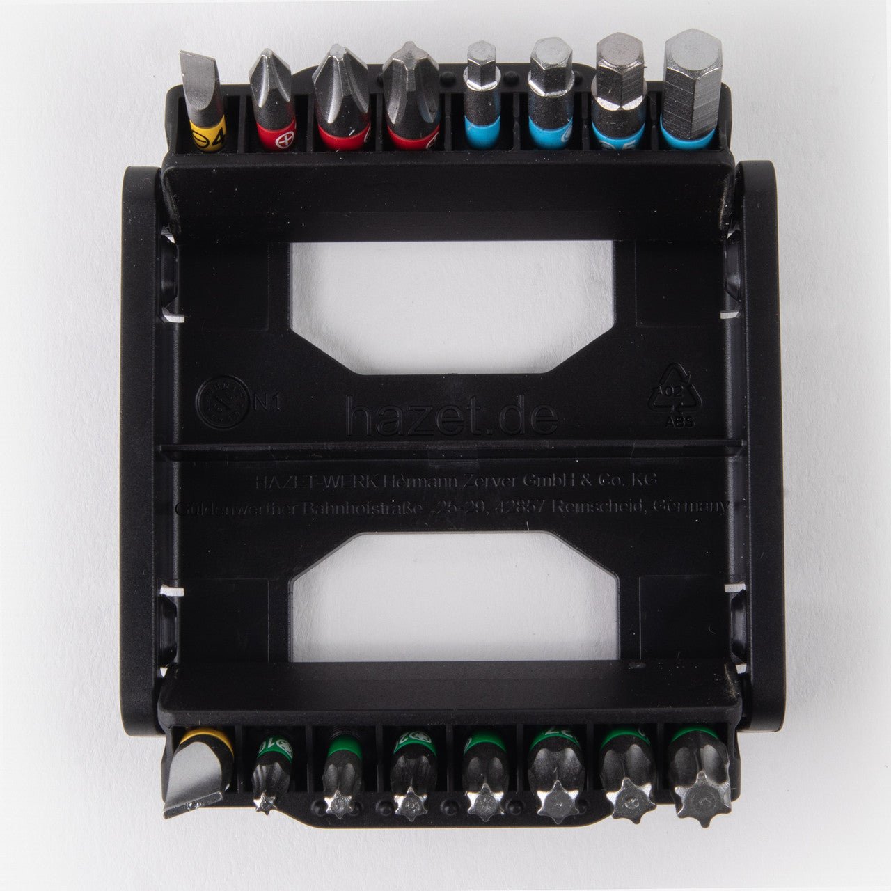 Hazet 2304SH - 1 SmartHolder Hex/PH/Torx/Slotted Bit Set, 16 Pieces - HZ2304SH-1 - KC Tool