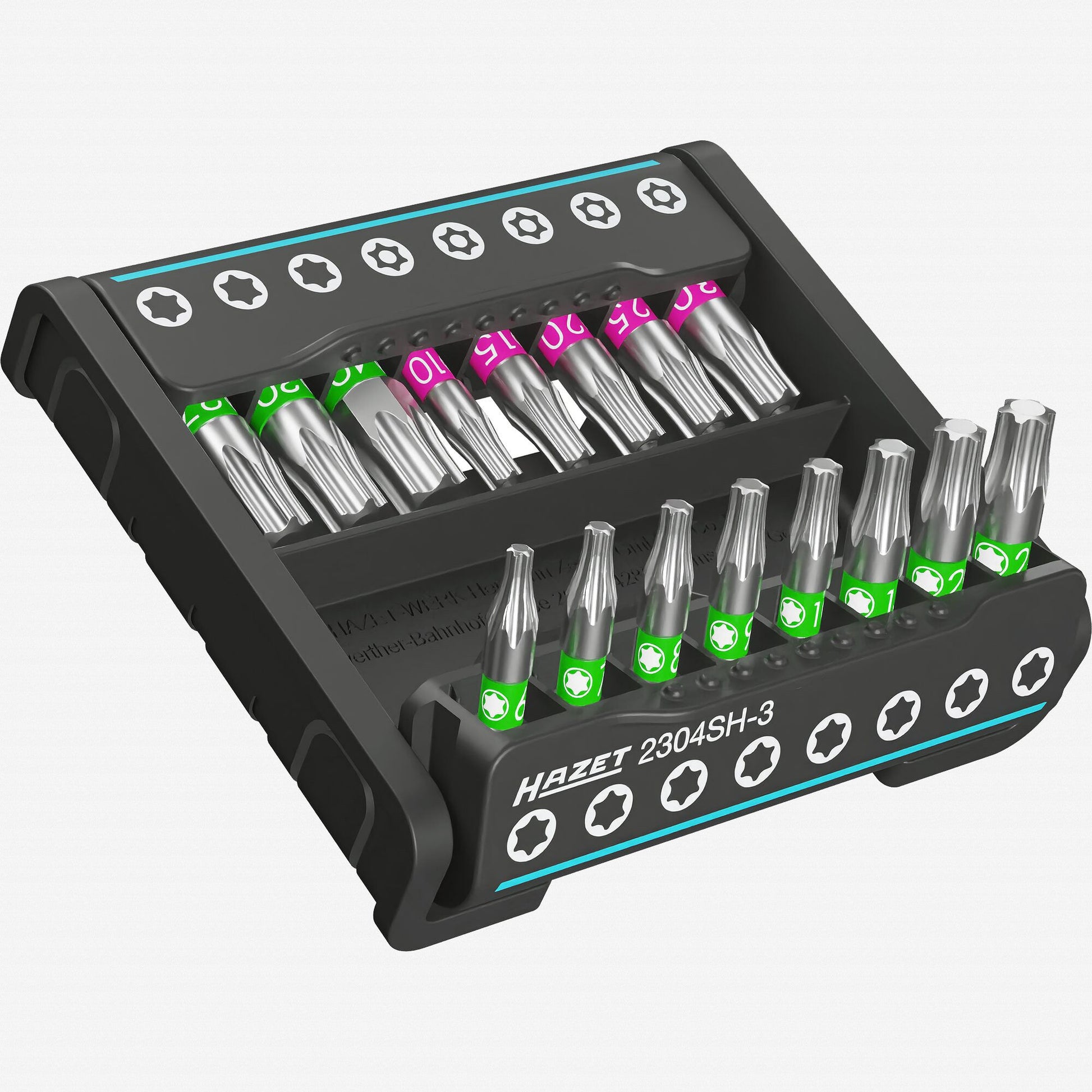 Hazet 2304SH-3 SmartHolder Security TORX®/TORX® Bit Set, 16 Pieces - HZ2304SH-3 - KC Tool