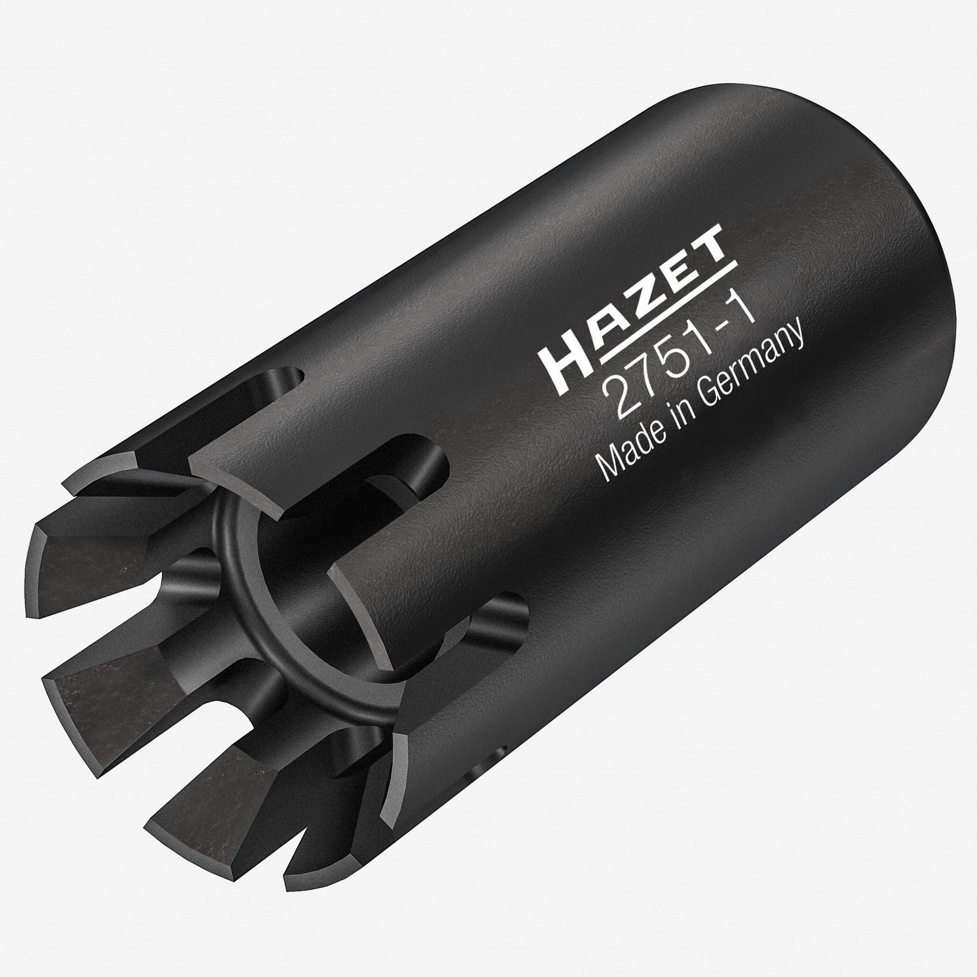 Hazet 2751-1 Special Profile Socket for Turbochargers, 1/4" Square Drive - HZ2751-1 - KC Tool