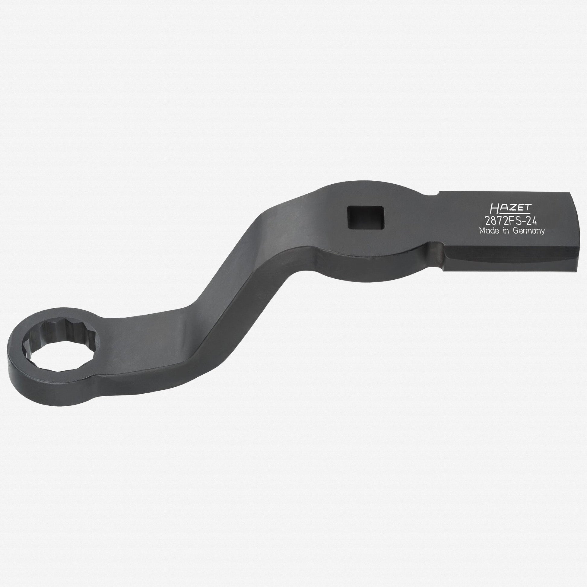 Hazet 2872FS-24 Offset Box End Wrench with Two Striking Faces, 24mm, 12 Point - HZ2872FS-24 - KC Tool