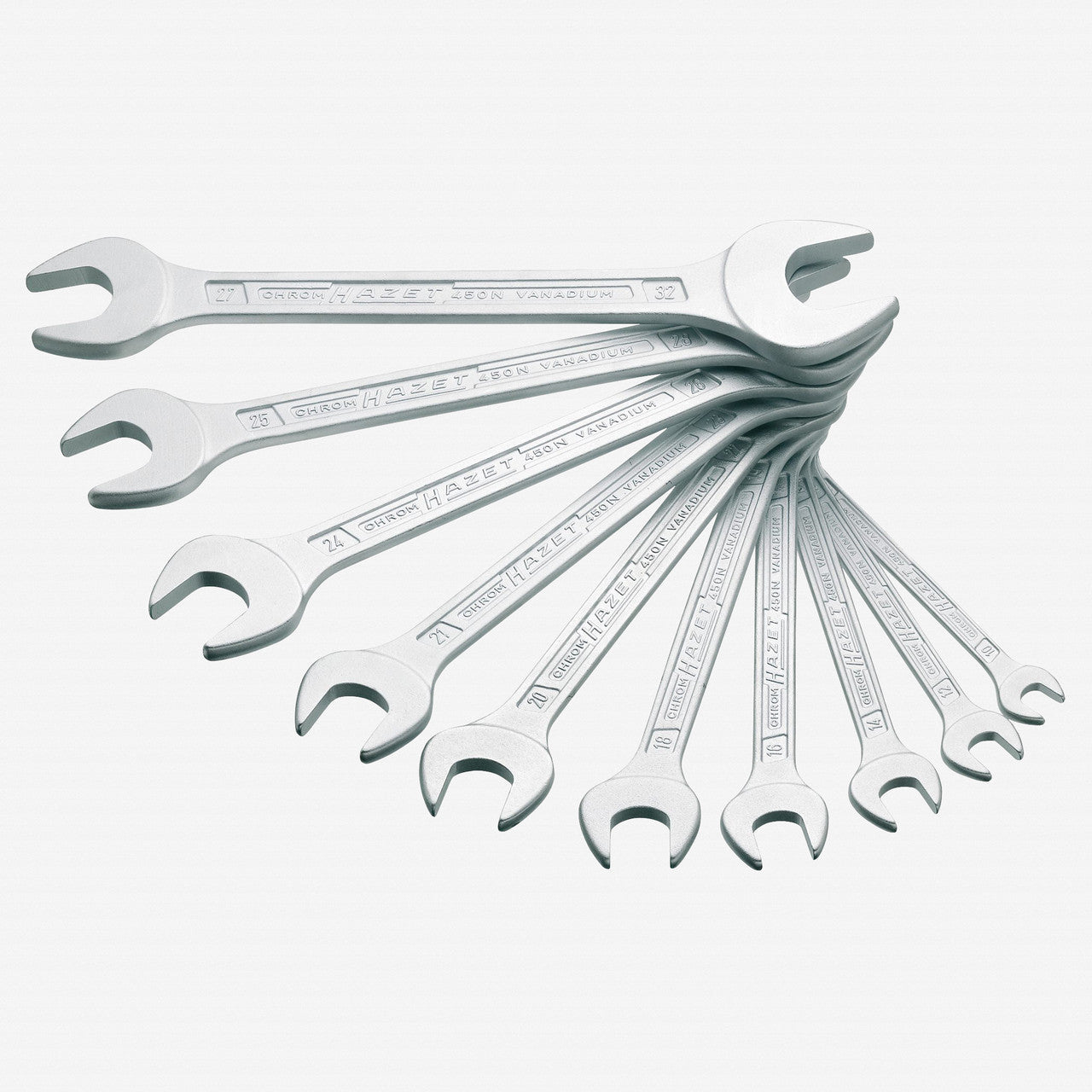 Hazet 450N/10 Double open - end wrench set - HZ450N/10 - KC Tool
