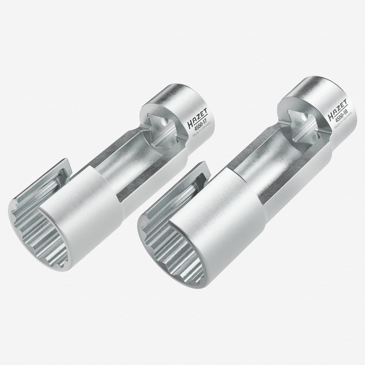 Hazet 4550 - 1718/2 Injection Line Socket Set, 3/8" Drive, 2 Pieces - HZ4550-1718/2 - KC Tool