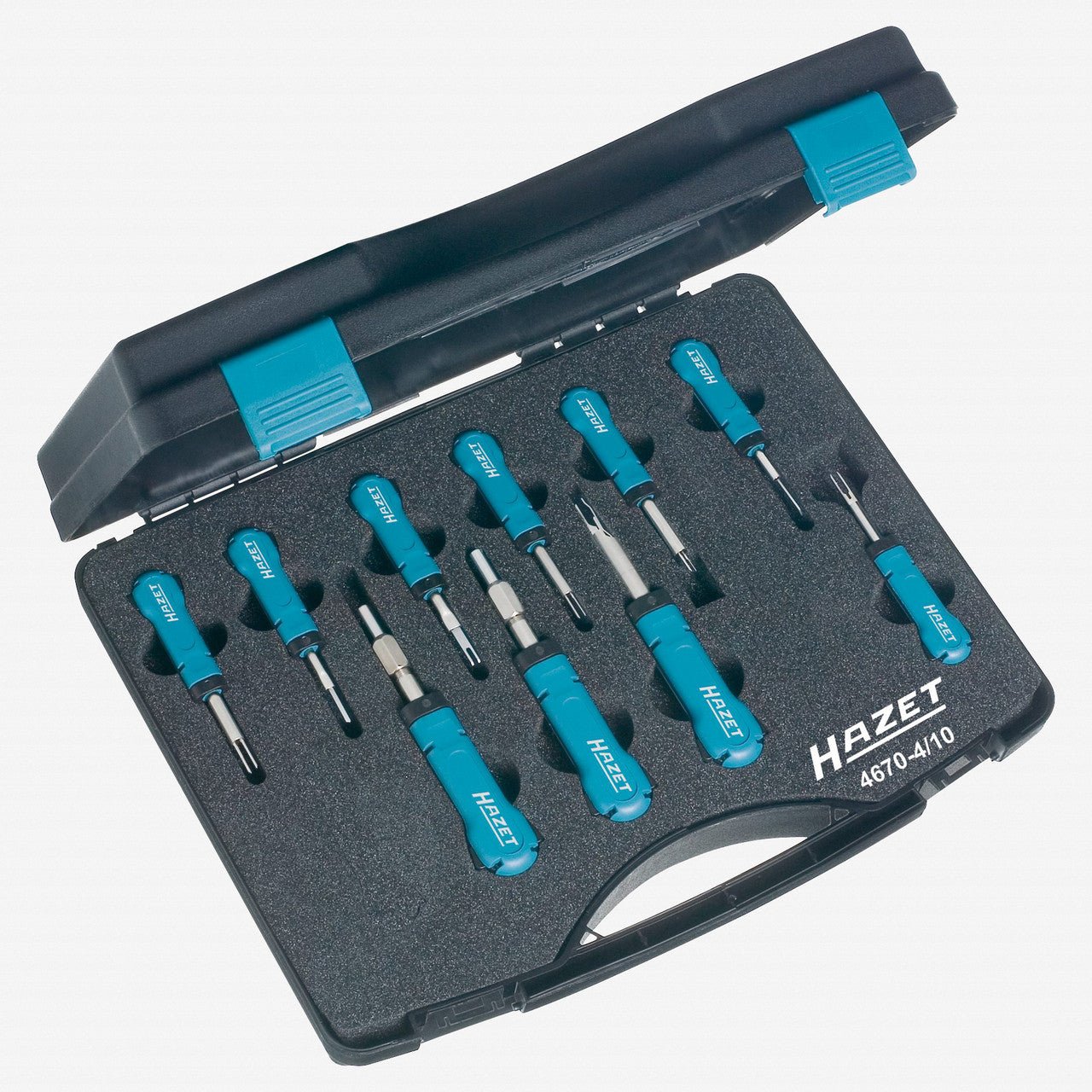 Hazet 4670 - 4/10 SYSTEM cable release tool assortment - HZ4670-4/10 - KC Tool