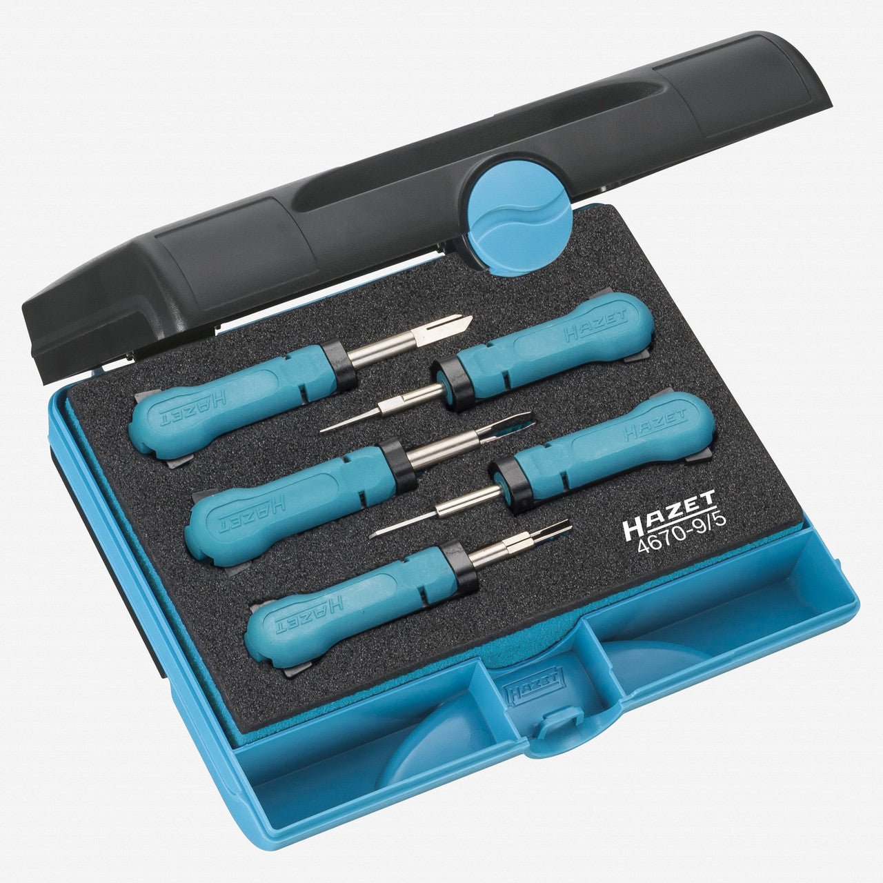 Hazet 4670 - 9/5 SYSTEM cable release tool assortment - HZ4670-9/5 - KC Tool