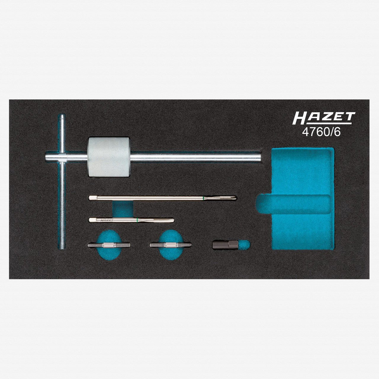 Hazet 4760/6 Glow Plug Removal Set, 6 Pieces - HZ4760/6 - KC Tool