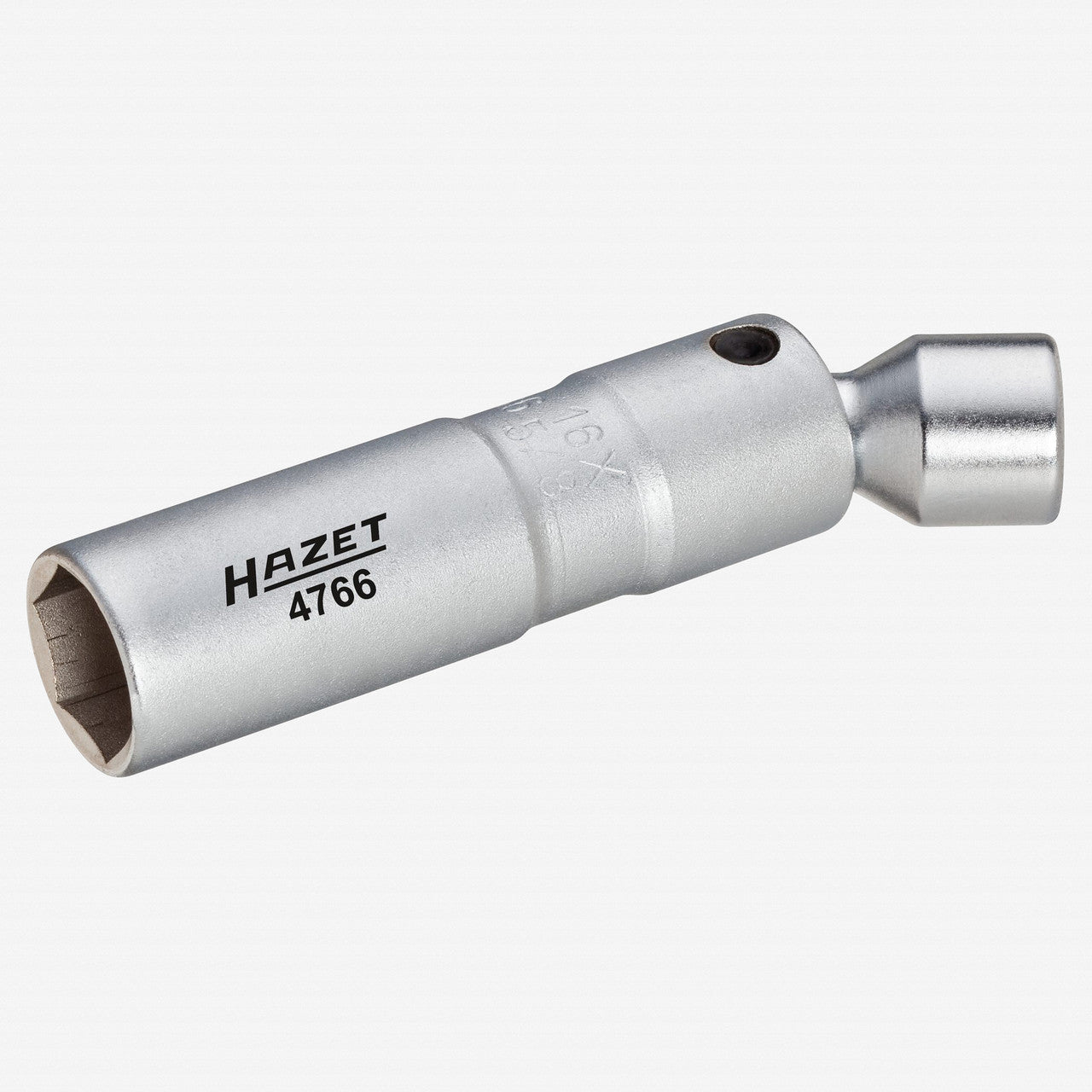 Hazet 4766 Spark Plug Wrench, 16 mm - 5/8", Hinged Design - HZ4766 - KC Tool