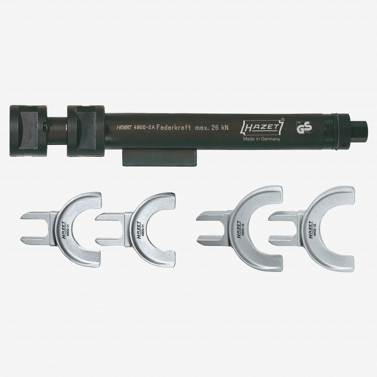 Hazet 4900 - 2A/5 Safety Spring Vise Set - HZ4900-2A/5 - KC Tool