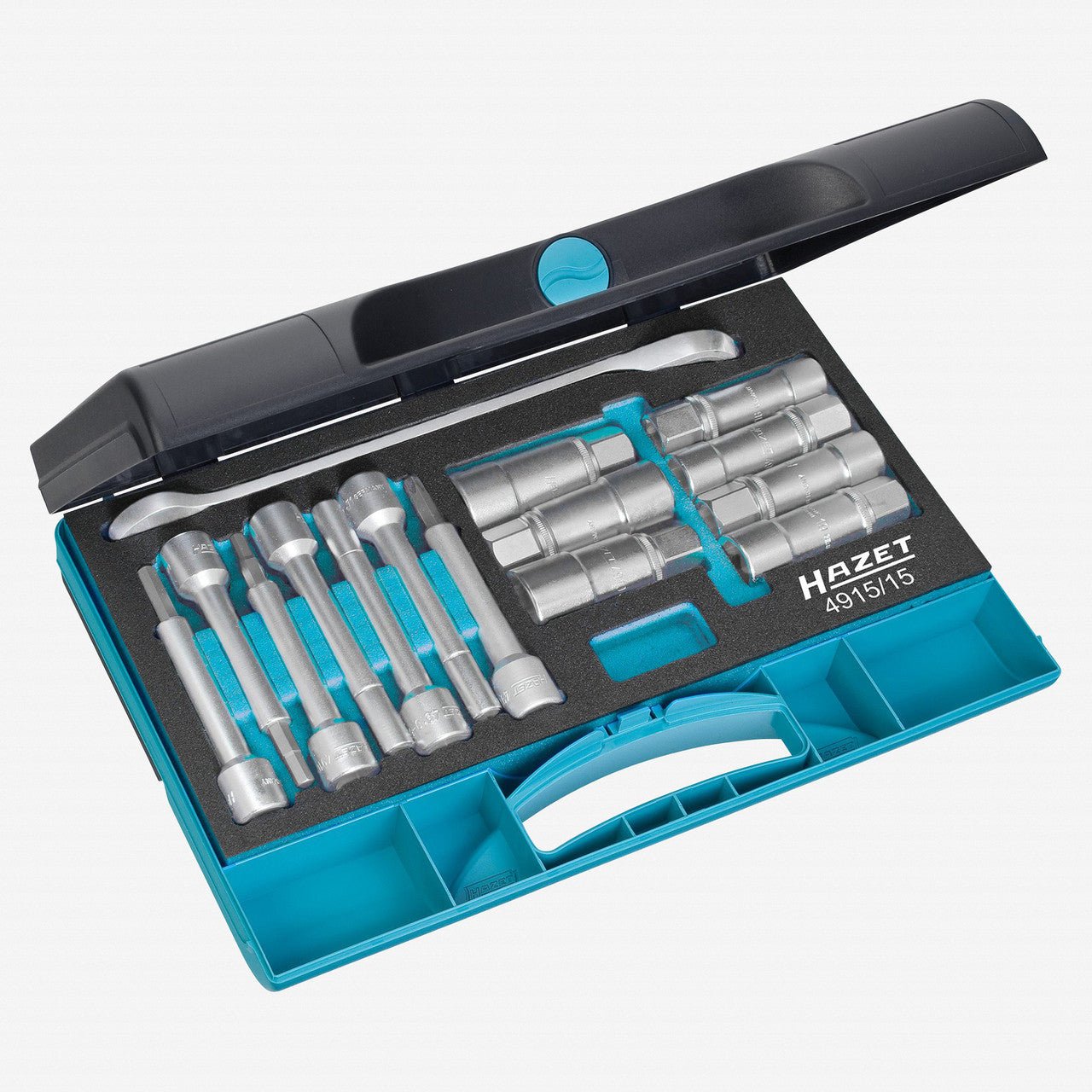 Hazet 4915/15 Shock Absorber Tool Set, 15 Pieces - HZ4915/15 - KC Tool