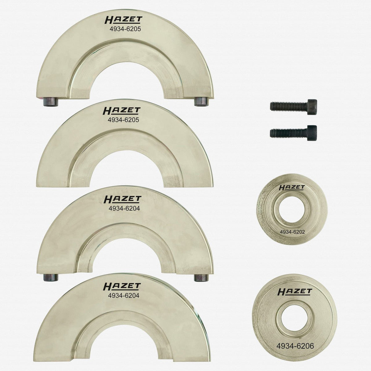 Hazet 4934-2562/6 Compact wheel hub bearing unit tool set - HZ4934-2562/6 - KC Tool