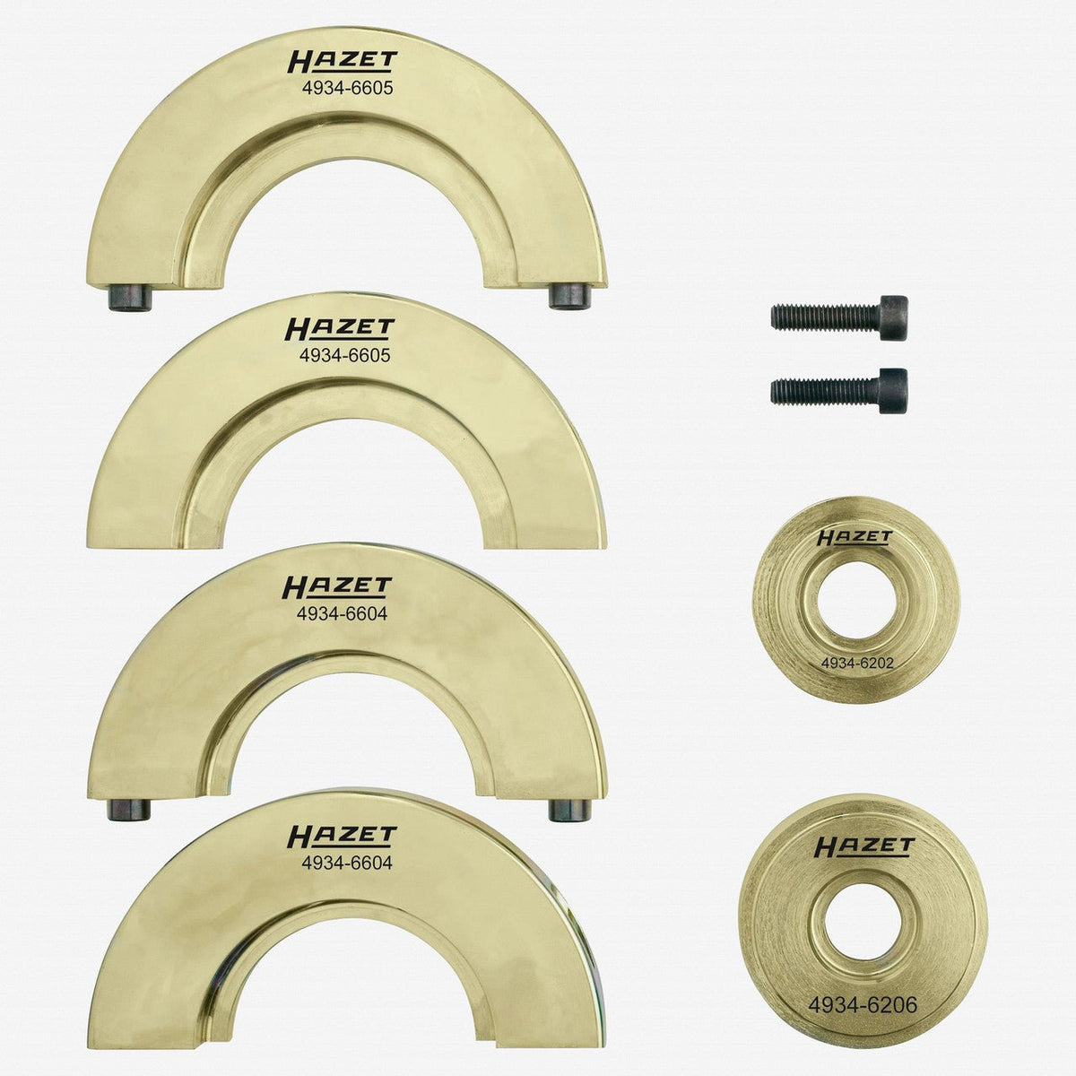 Hazet 4934-2566/6 Compact wheel hub bearing unit tool set - HZ4934-2566/6 - KC Tool
