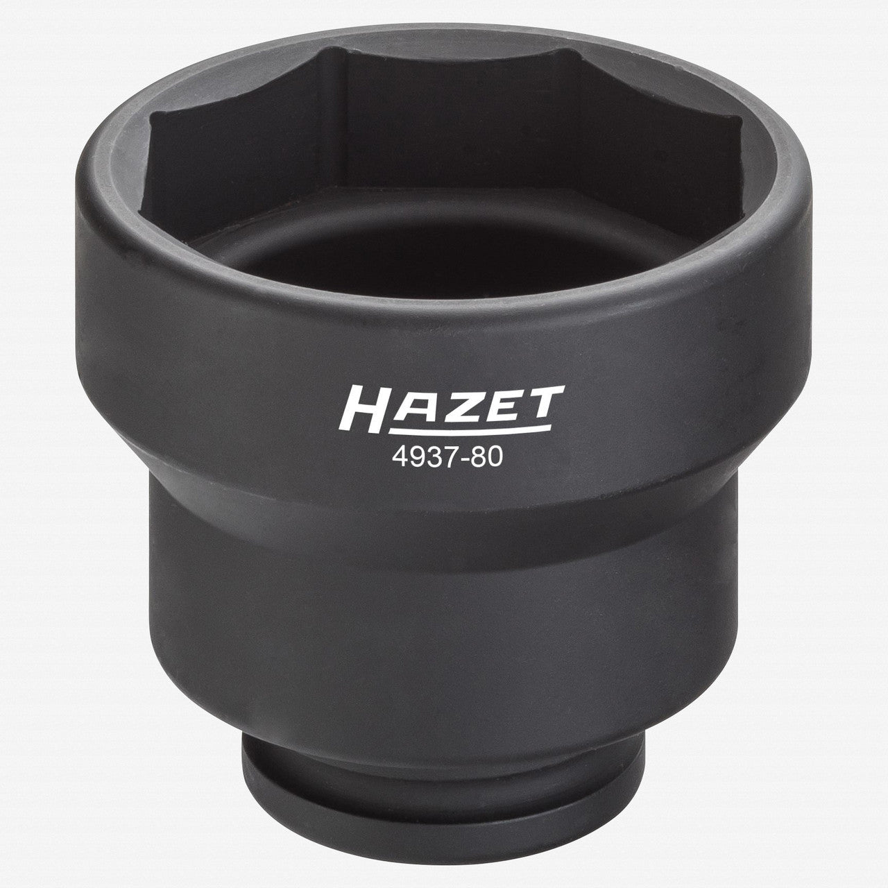 Hazet 4937 - 80 Commercial vehicle axle nut socket 80mm 8 pt - HZ4937-80 - KC Tool