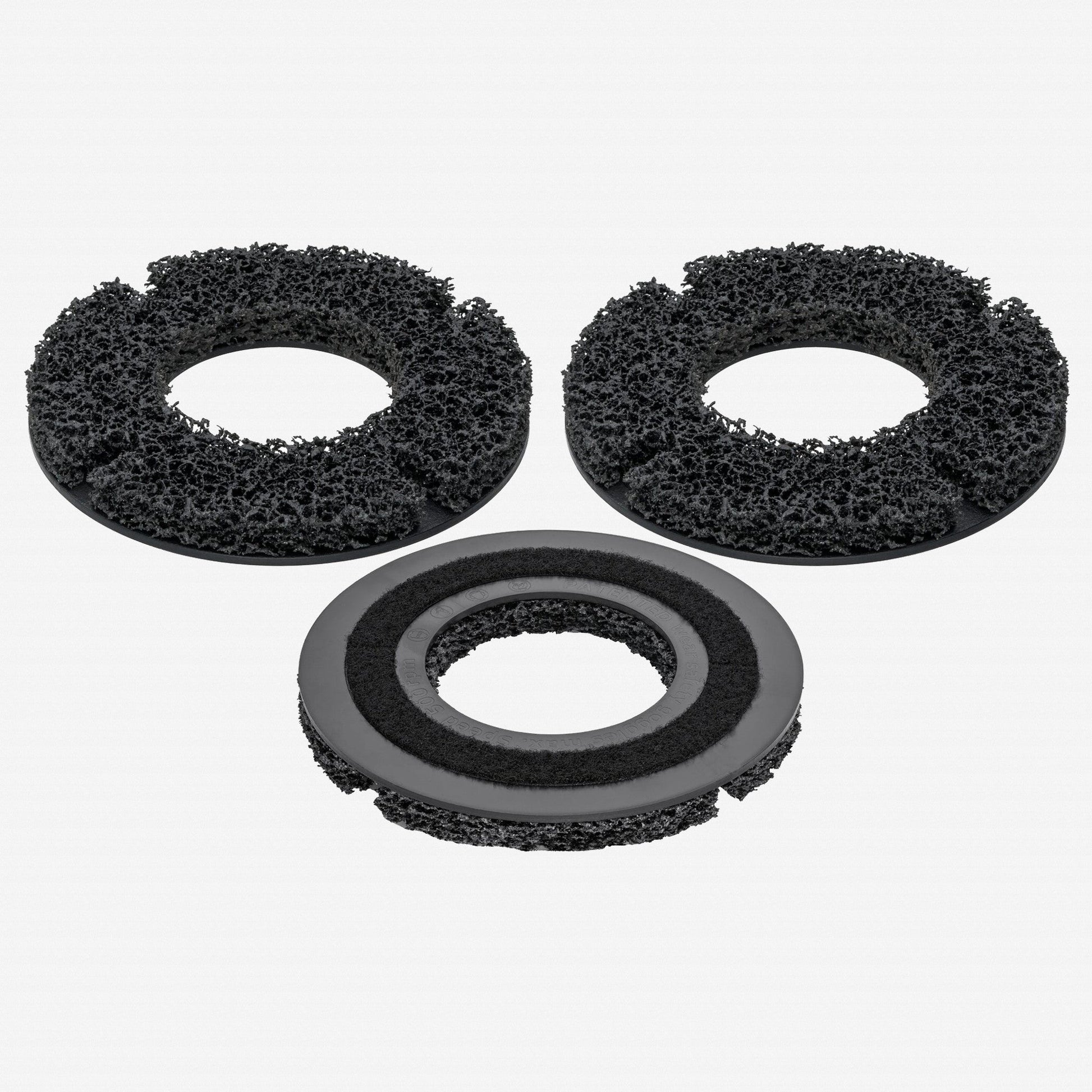 Hazet 4960R-0160/3 Replacement Grinding Wheels for Wheel Hub Grinder, 3 Pieces - HZ4960R-0160/3 - KC Tool