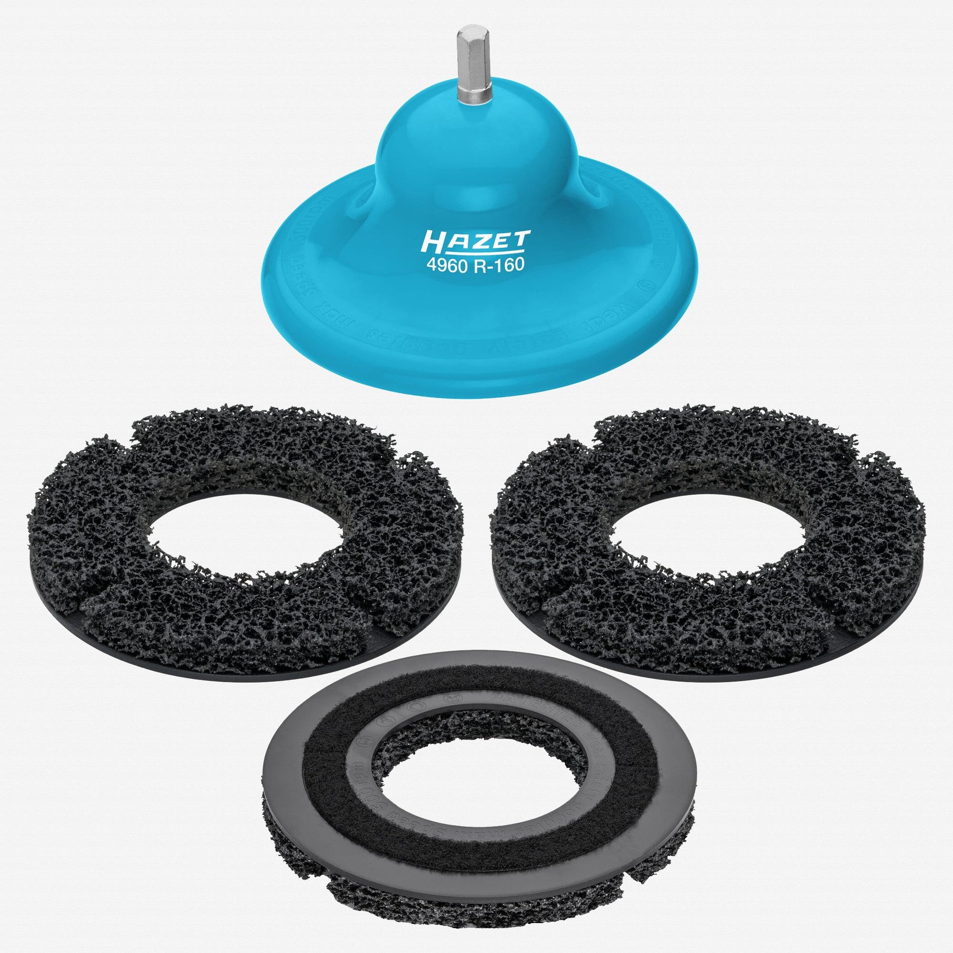 Hazet 4960R-160/4 Wheel Hub Grinder, 4 Pieces - HZ4960R-160/4 - KC Tool