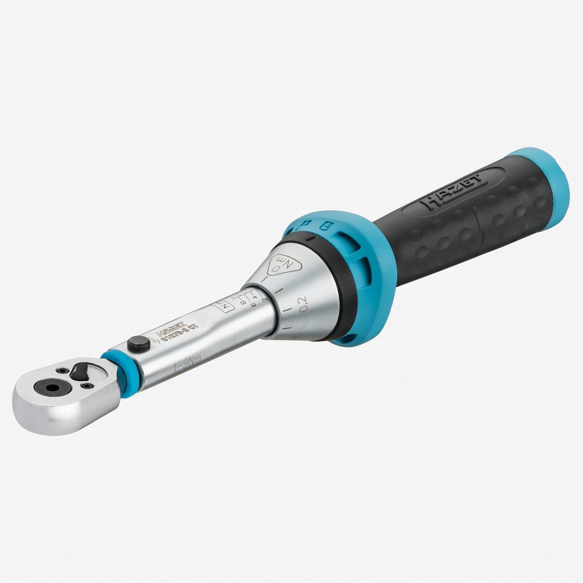 Hazet 5107B-3CT Torque Wrench for 1/4" Hex Bits, 1 - 9 Nm, Reversible, 234 mm - HZ5107B-3CT - KC Tool