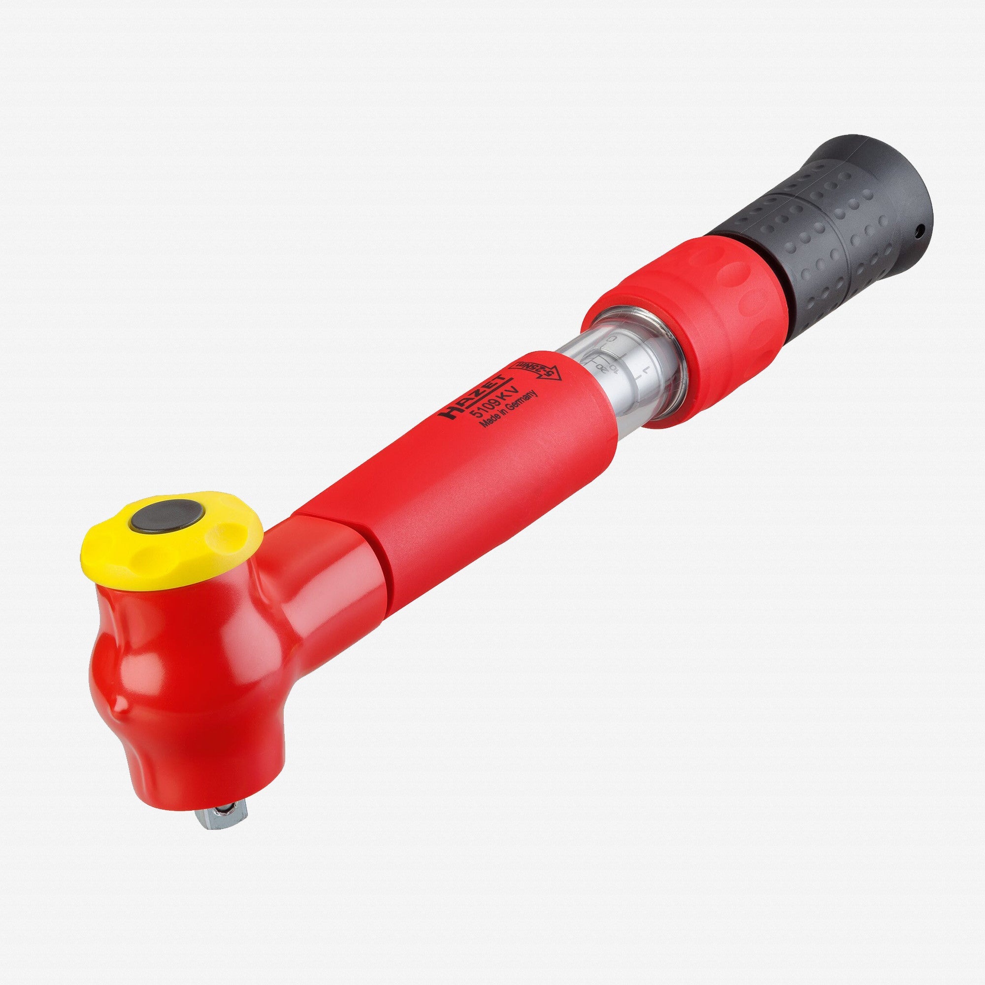 Hazet 5109KV Insulated 3/8" Torque Wrench, 5-25 Nm - HZ5109KV - KC Tool