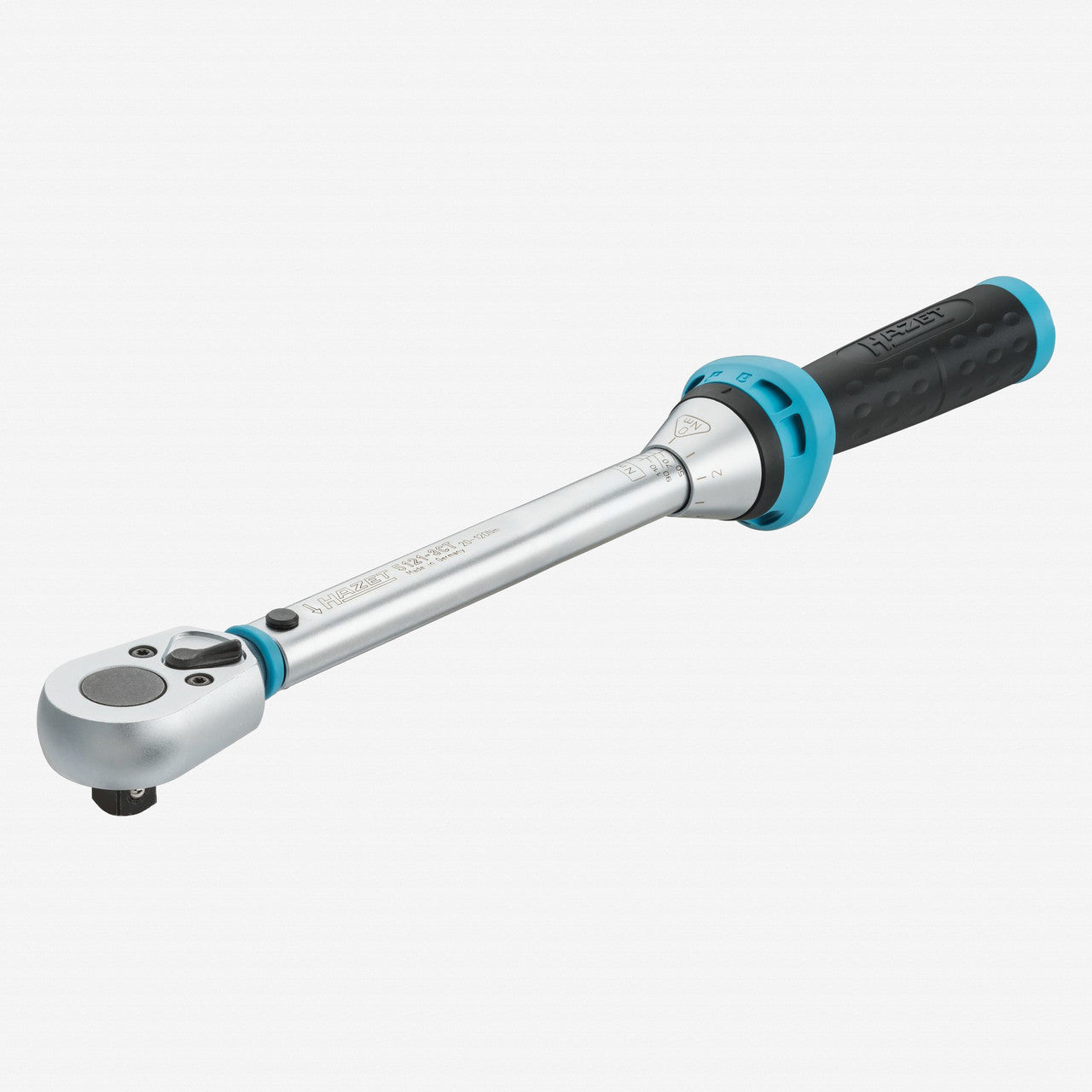 Hazet 5121 - 3CT Torque Wrench with Reversible Ratchet, 1/2" Drive, 20 - 120 Nm - HZ5121-3CT - KC Tool