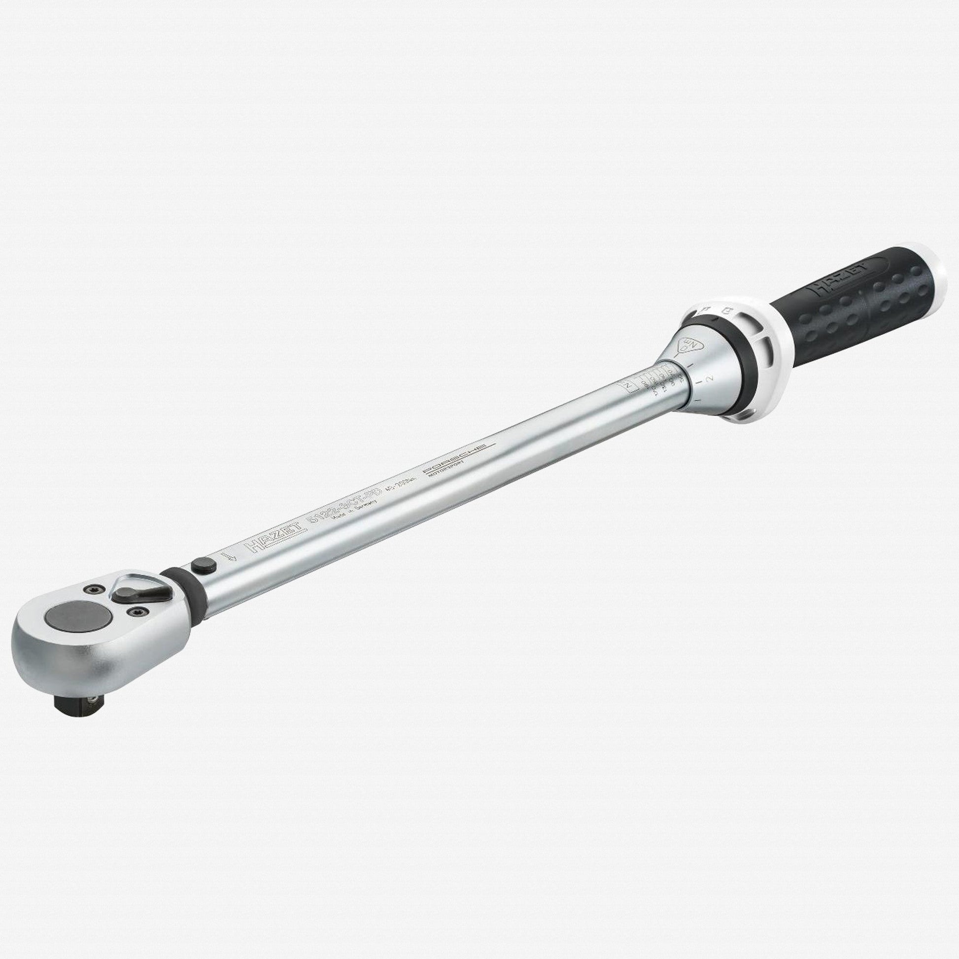 Hazet 5122-3CT-PD Porsche Motorsport 1/2" Torque Wrench, 40 - 200 Nm - HZ5122-3CT-PD - KC Tool