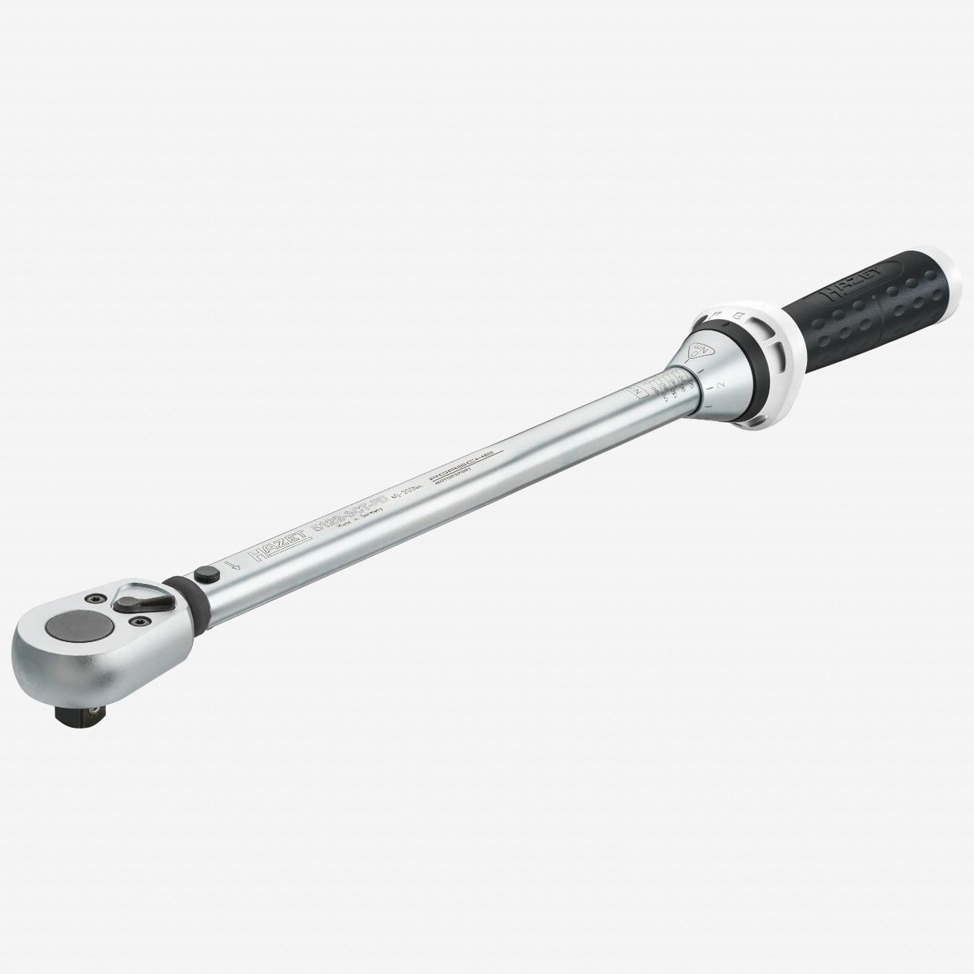 Hazet 5122-3CT-PD Porsche Motorsport 1/2" Torque Wrench, 40 - 200 Nm - HZ5122-3CT-PD - KC Tool