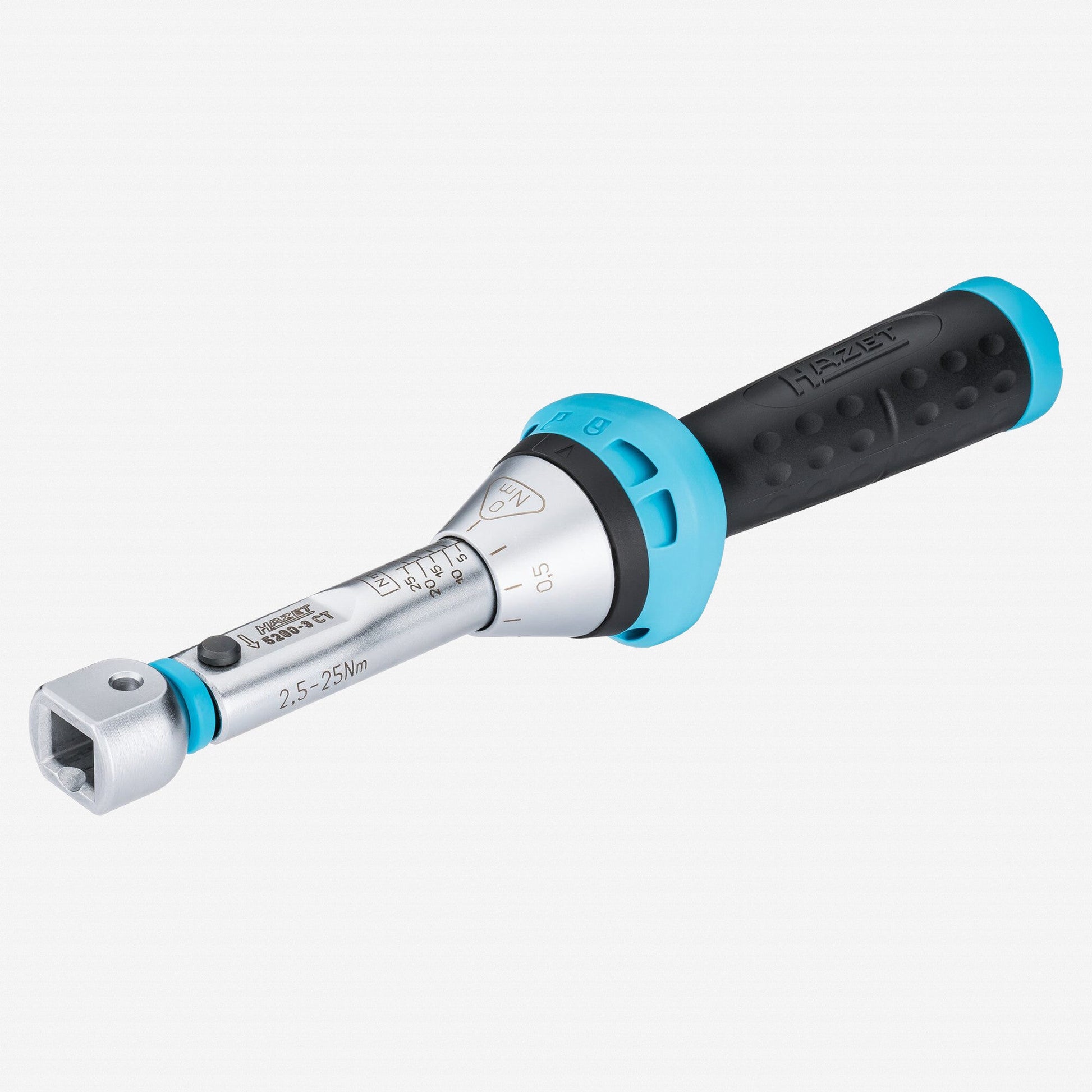 Hazet 5280-3CT Torque Wrench with 9 x 12mm Insert, 2.5 - 25 Nm - HZ5280-3CT - KC Tool