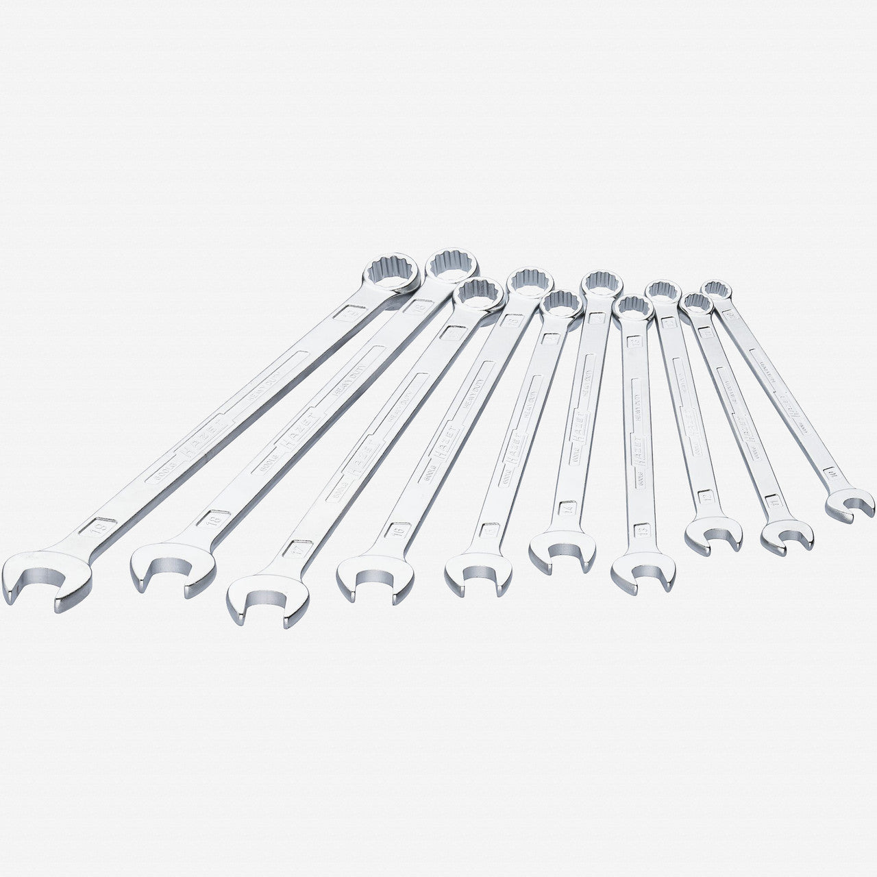 Hazet 600LG/10 Metric Extra Long Combination Wrench Set, 10 Pieces - HZ600LG/10 - KC Tool