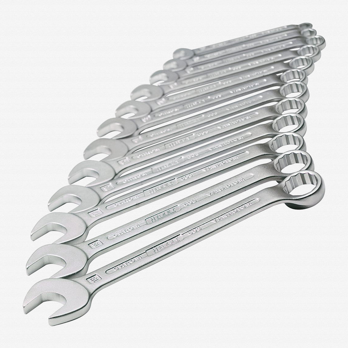 Hazet 603/17N 12 Point Combination wrench set 17 pc metric set - HZ603/17N - KC Tool