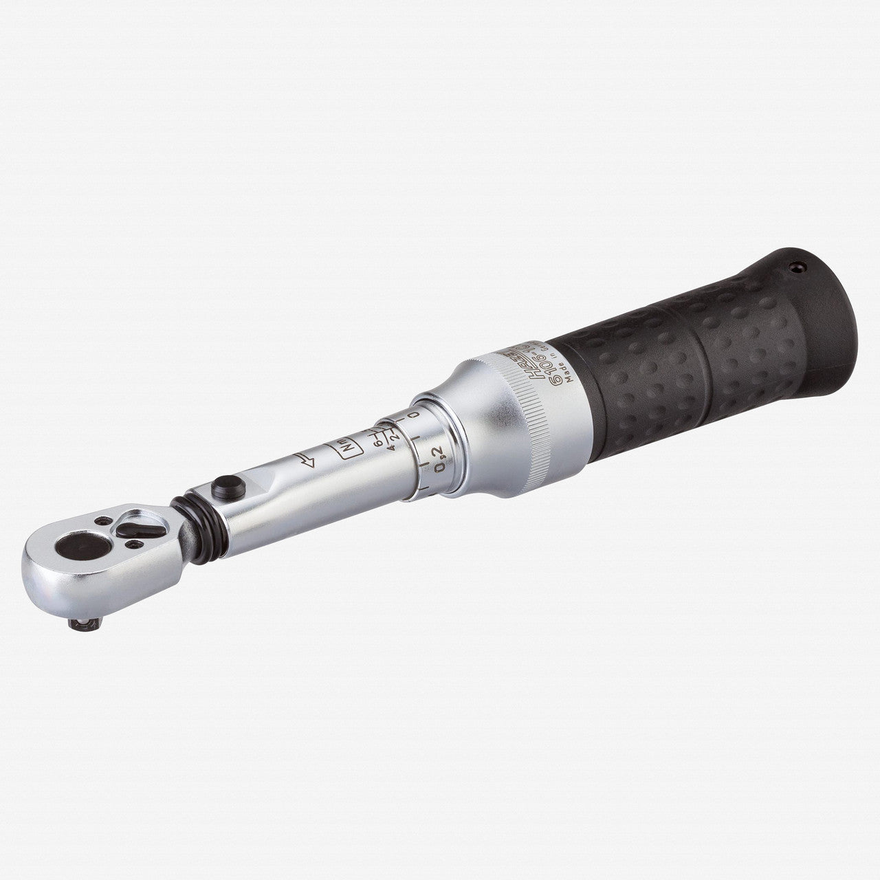 Hazet 6106-1CT Torque Wrench, 1/4" Drive, 1-6 Nm, with HiPer Reversible Ratchet - HZ6106-1CT - KC Tool