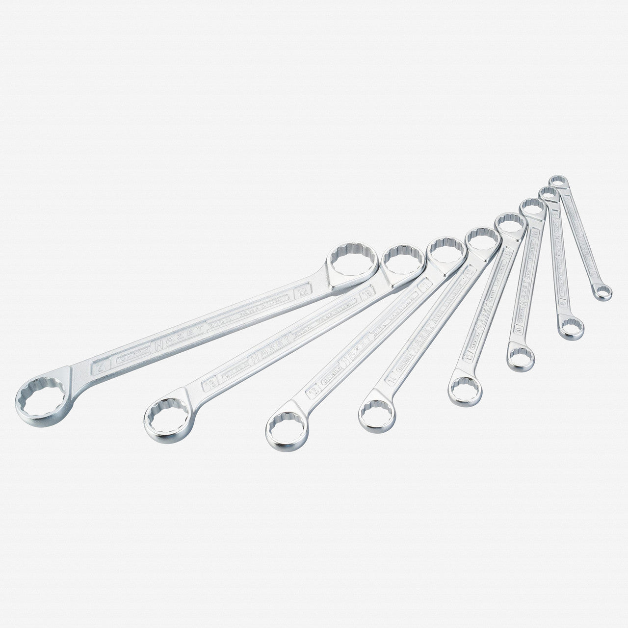 Hazet 610N/8 Double box - end wrench set 8 pc metric - HZ610N/8 - KC Tool