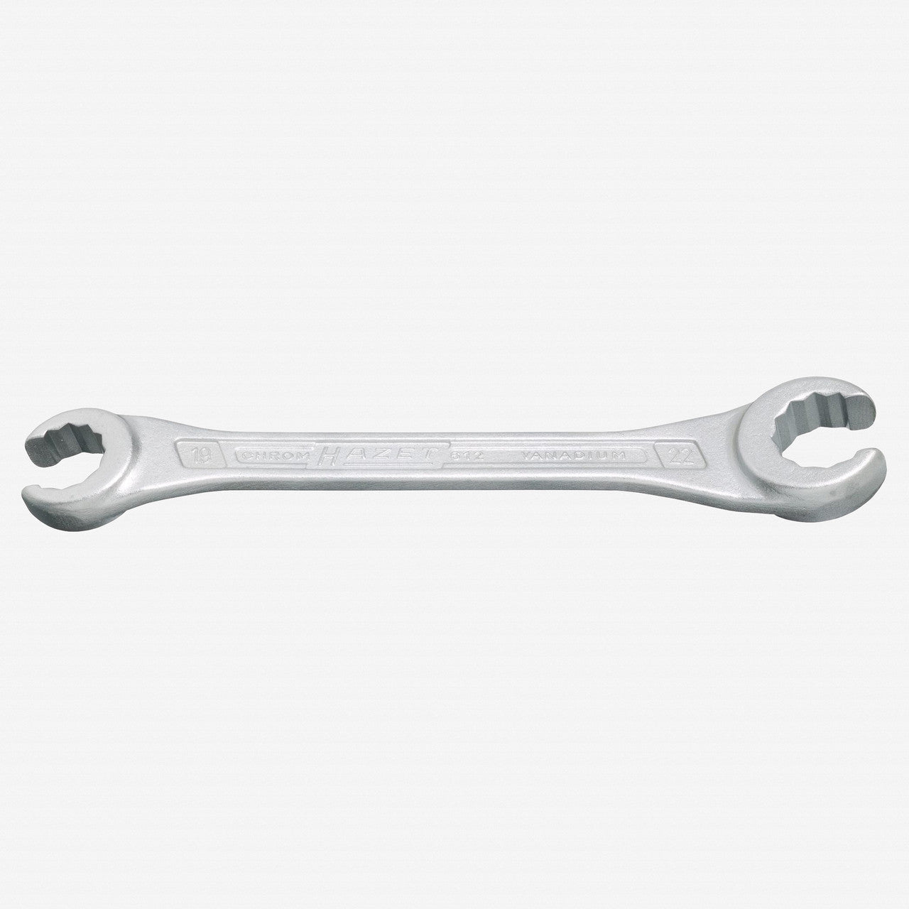 Hazet 612 - 17x19 Double open ended flare nut wrench 17 x 19mm - HZ612-17x19 - KC Tool