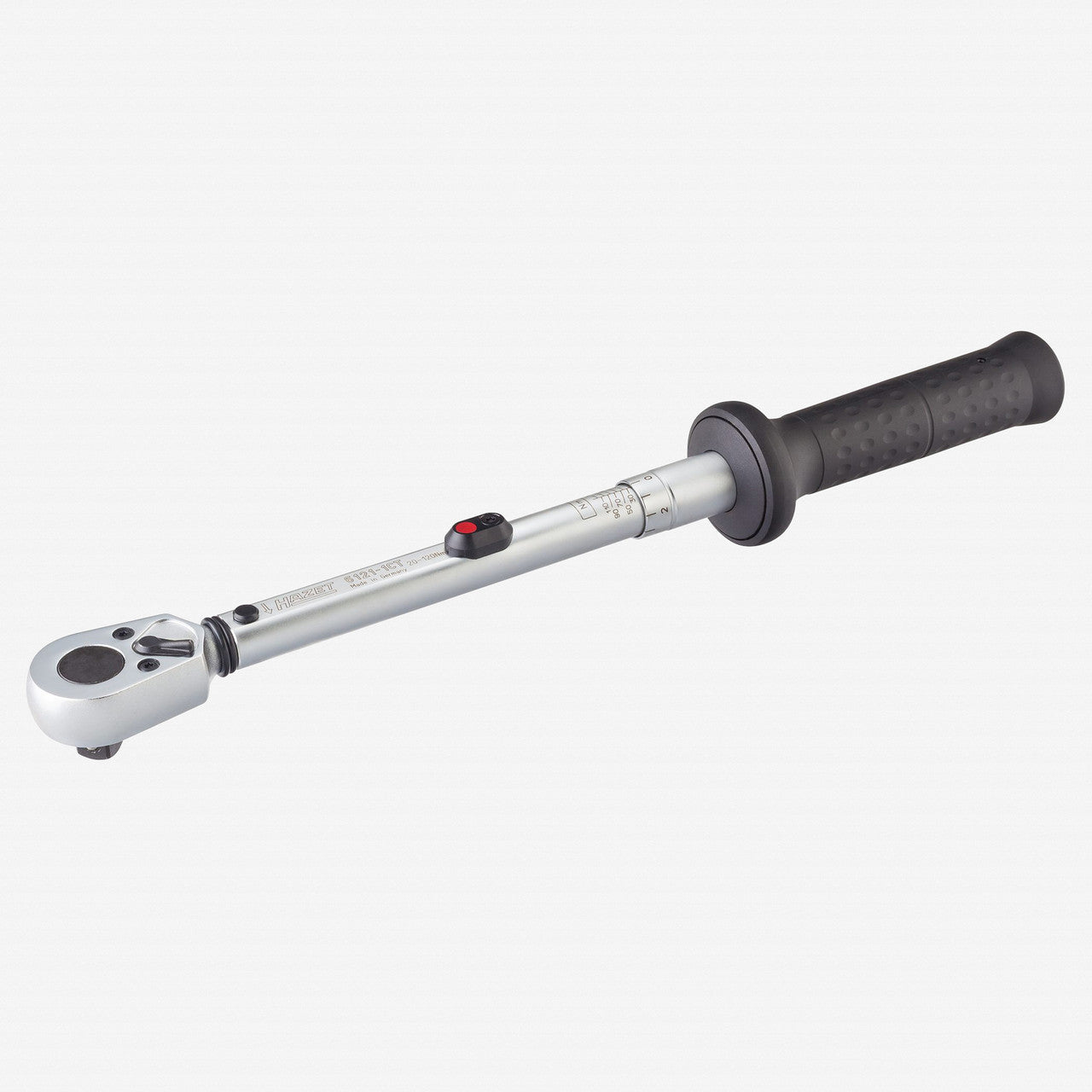 Hazet 6121 - 1CT Torque Wrench, 1/2" Drive, 20 - 120 Nm with HiPer Reversible Ratchet - HZ6121-1CT - KC Tool