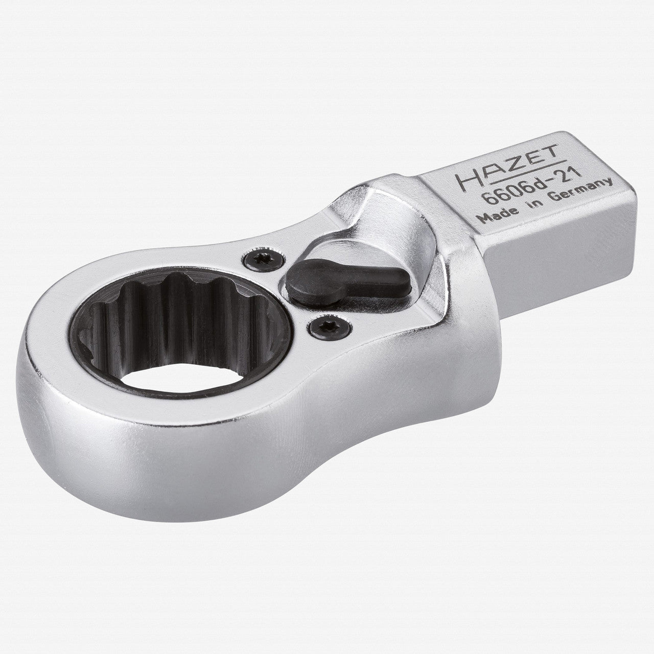 Hazet 6606D-21 Ratcheting insert box-end wrench 14x18, 21mm - HZ6606D-21 - KC Tool