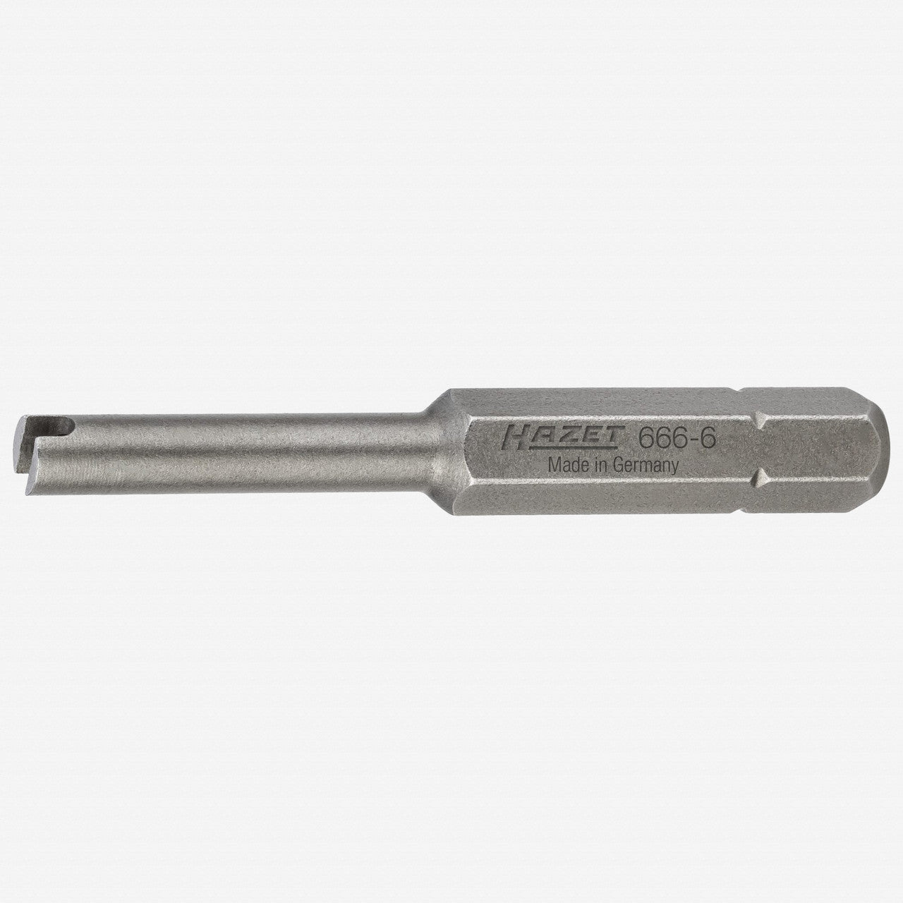 Hazet 666 - 6 Valve Tool Screwdriver Bit, 1/4" Hex Drive - HZ666-6 - KC Tool