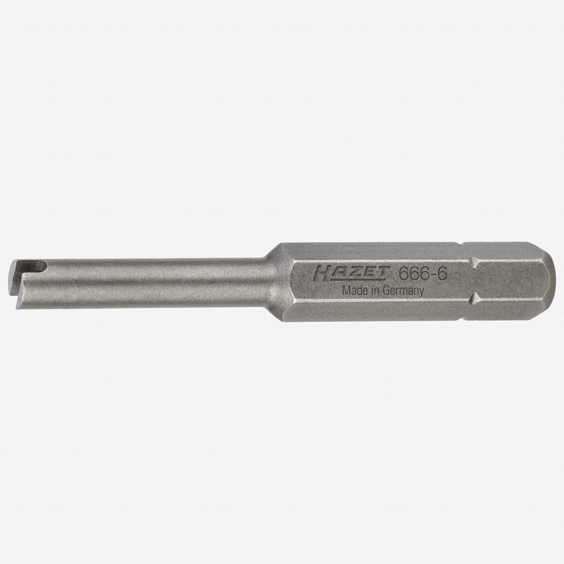 Hazet 666-6 Valve Tool Screwdriver Bit, 1/4" Hex Drive - HZ666-6 - KC Tool