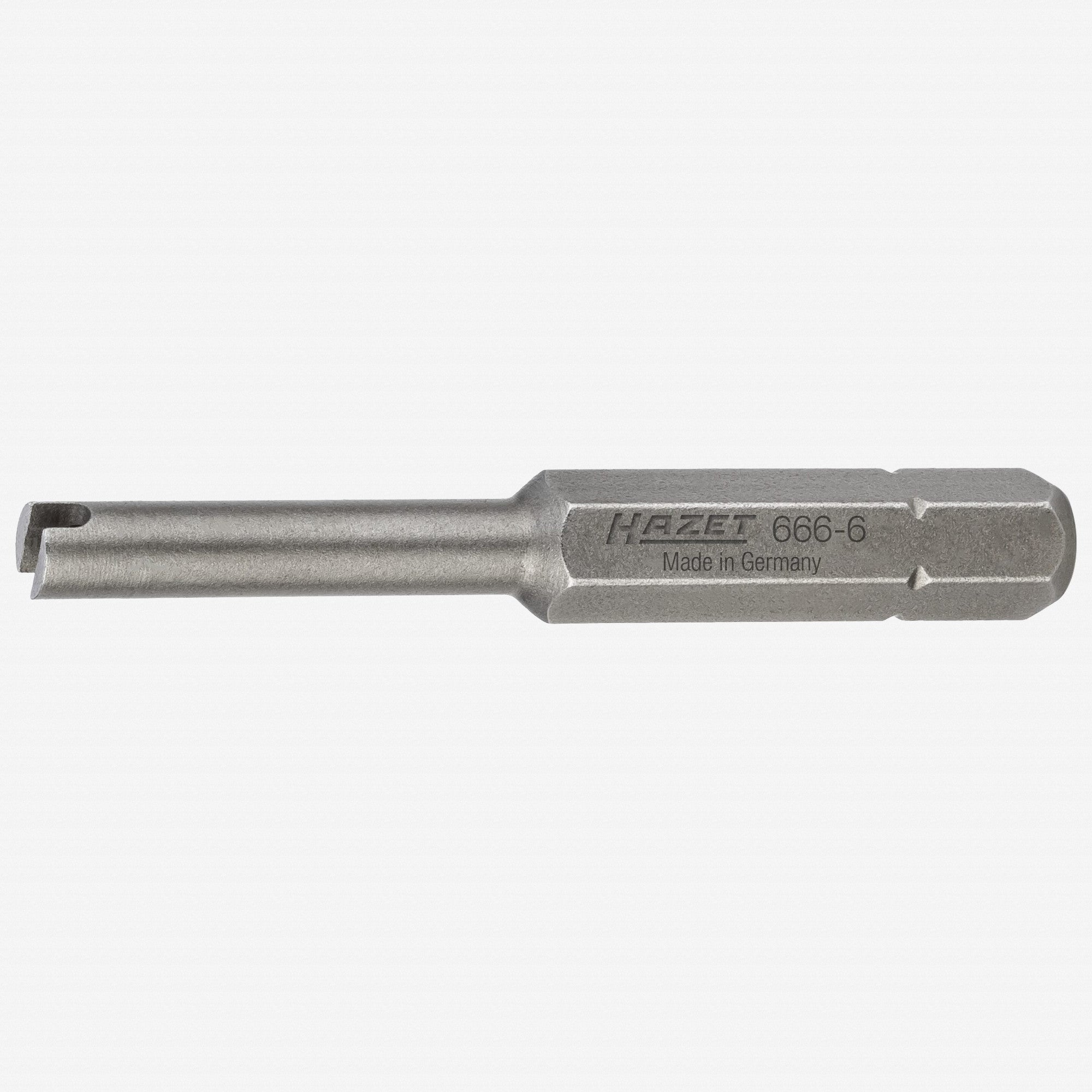 Hazet 666-6 Valve Tool Screwdriver Bit, 1/4" Hex Drive - HZ666-6 - KC Tool