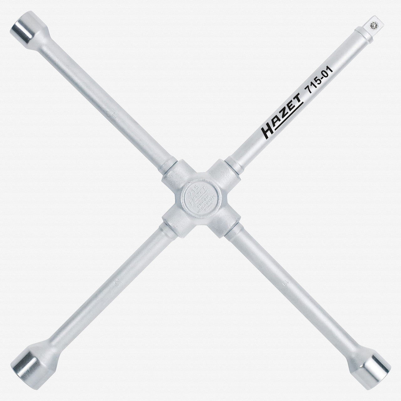 Hazet 715 - 01 Four - way rim wrench 17 x 19 x 22mm x 1/2" square - HZ715-01 - KC Tool