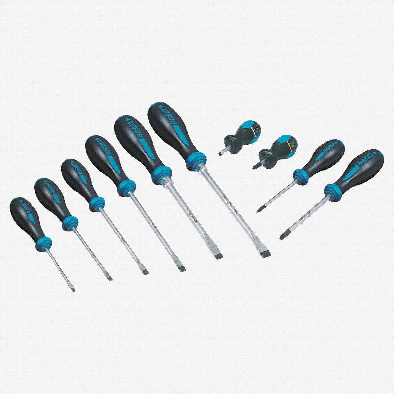 Hazet 802/10 Hexanamic 10 Piece Screwdriver Set - Phillips and Slotted - HZ802/10 - KC Tool