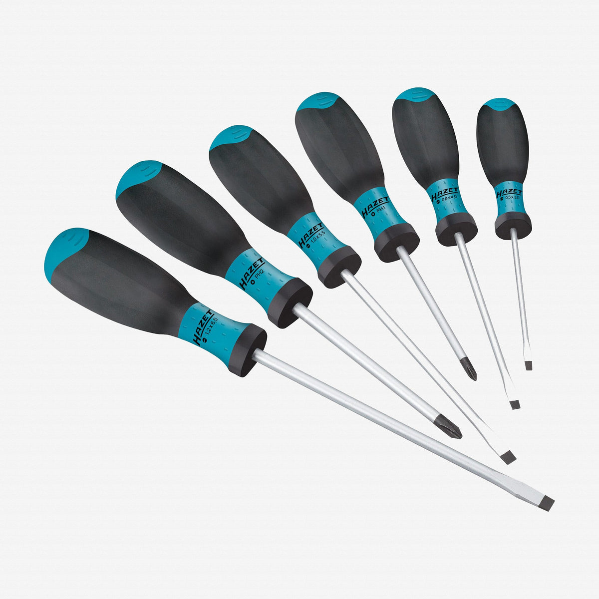 Hazet 810SPC/6 Screwdriver Set - Phillips and Slotted, 6 Pieces - HZ810SPC/6 - KC Tool
