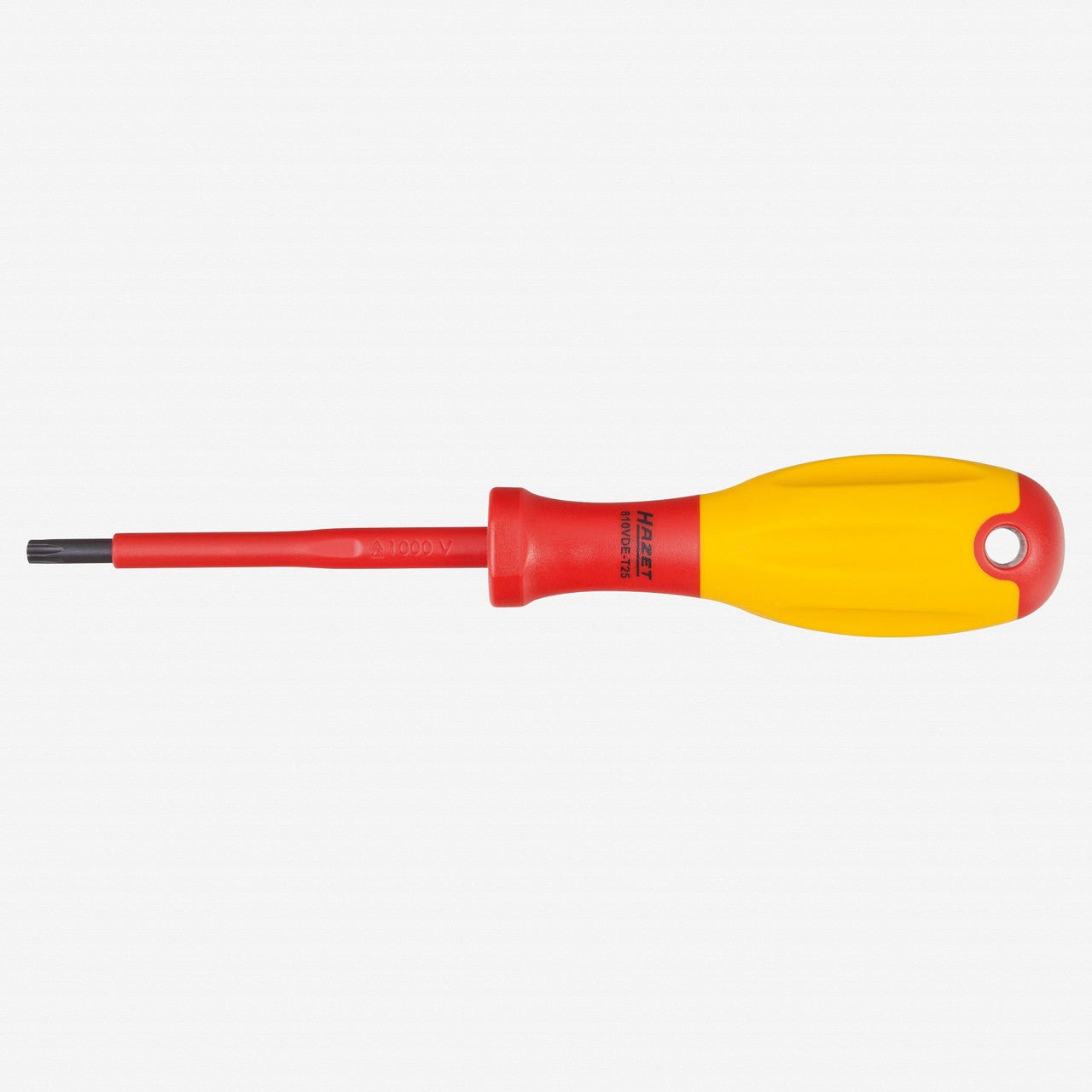 Hazet 810VDE - T30 T30 x 100mm Insulated Torx Screwdriver - HZ810VDE-T30 - KC Tool