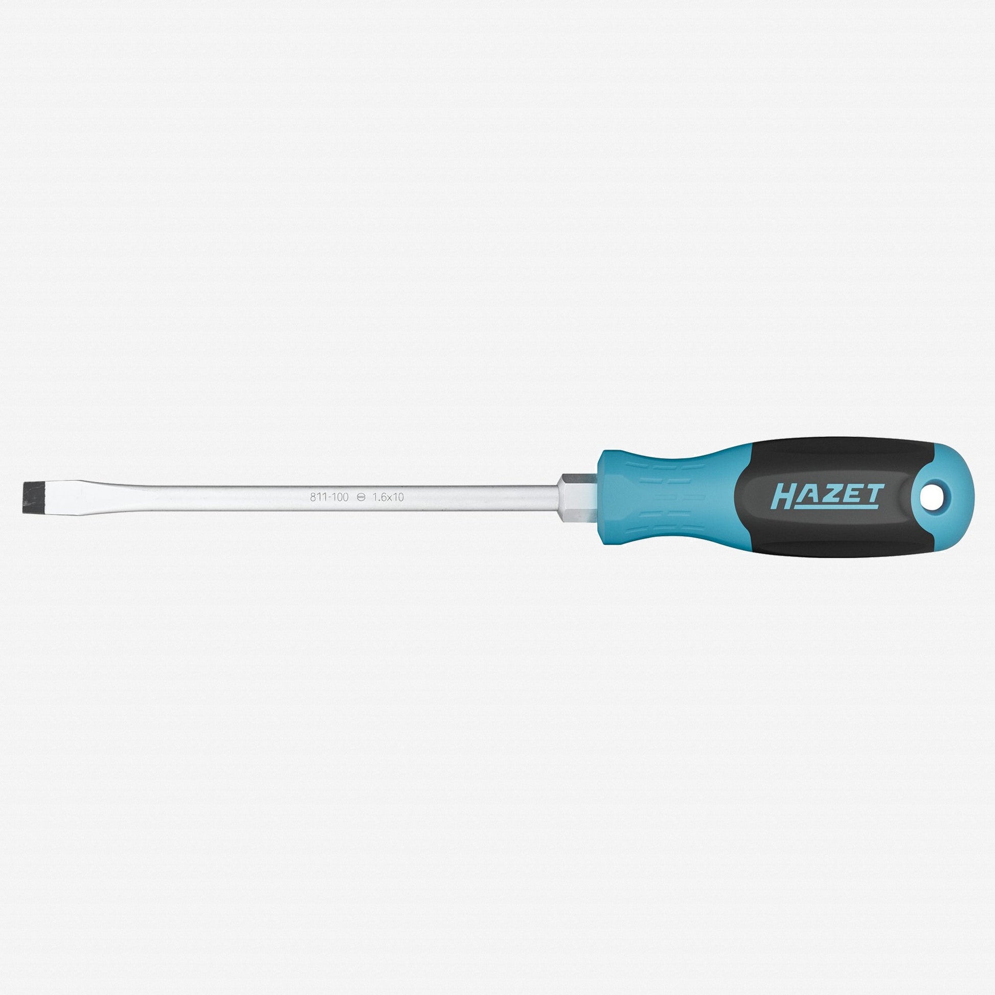 Hazet 811-100 Slotted Screwdriver with 3K Handle, 10.0 x 175 mm - HZ811-100 - KC Tool